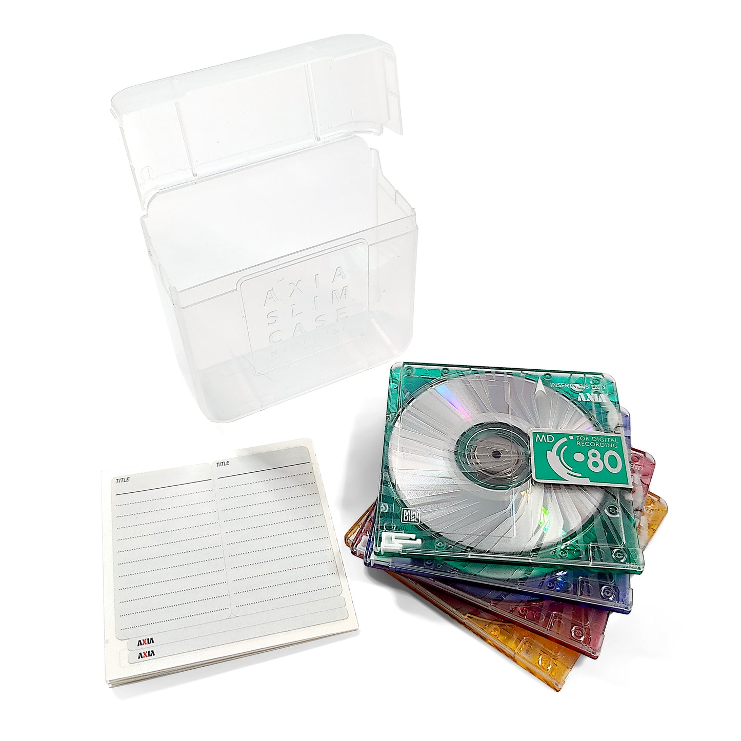 Axia MiniDisc 4 Pack + Axia Slim Case & Stickers