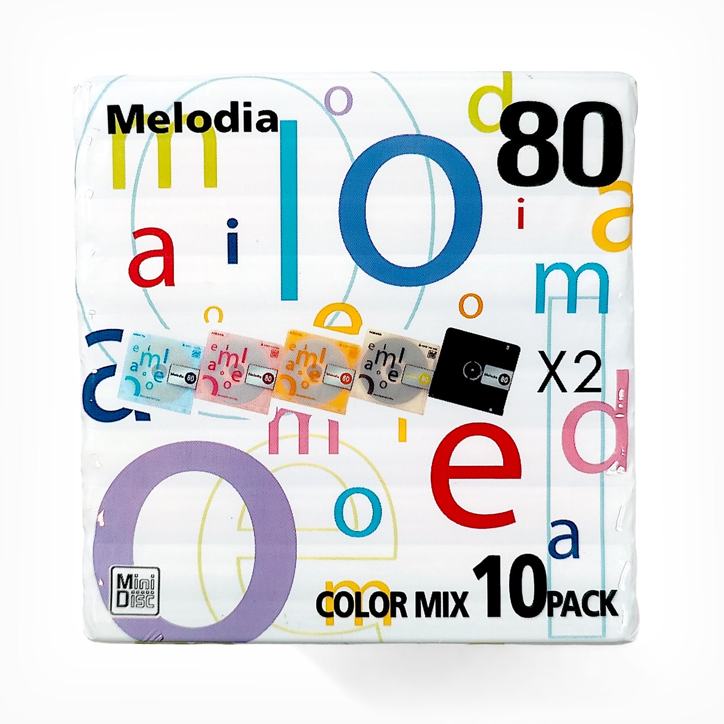 Saehan Melodia 80 Minute MiniDisc 10 Pack
