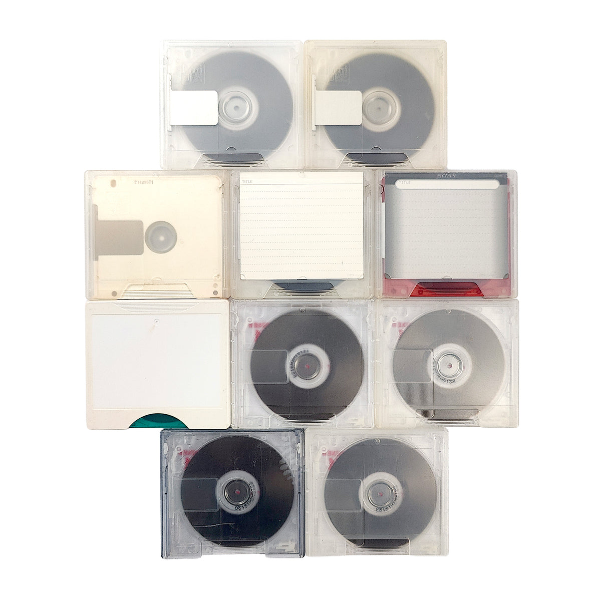 Mixed Brand MiniDisc 10 Pack