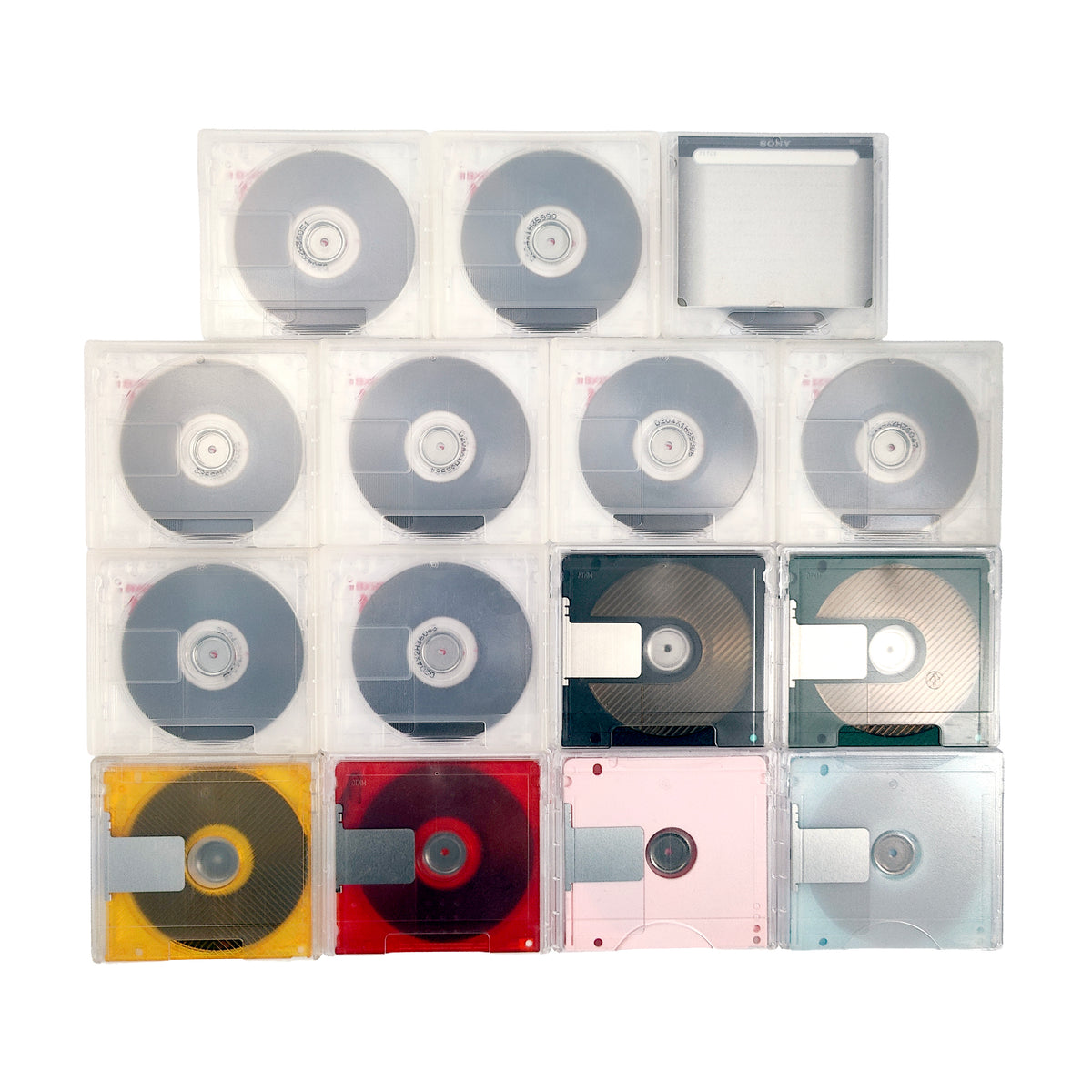 Mixed Brand 74 Minute MiniDisc 15 Pack