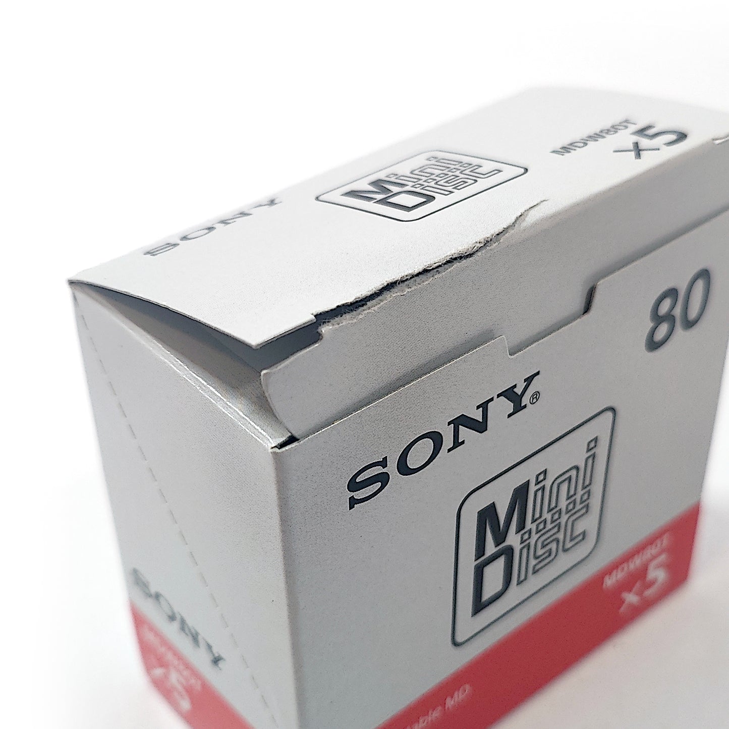 Sony MDW80T 80 Minute MiniDiscs 5 Pack