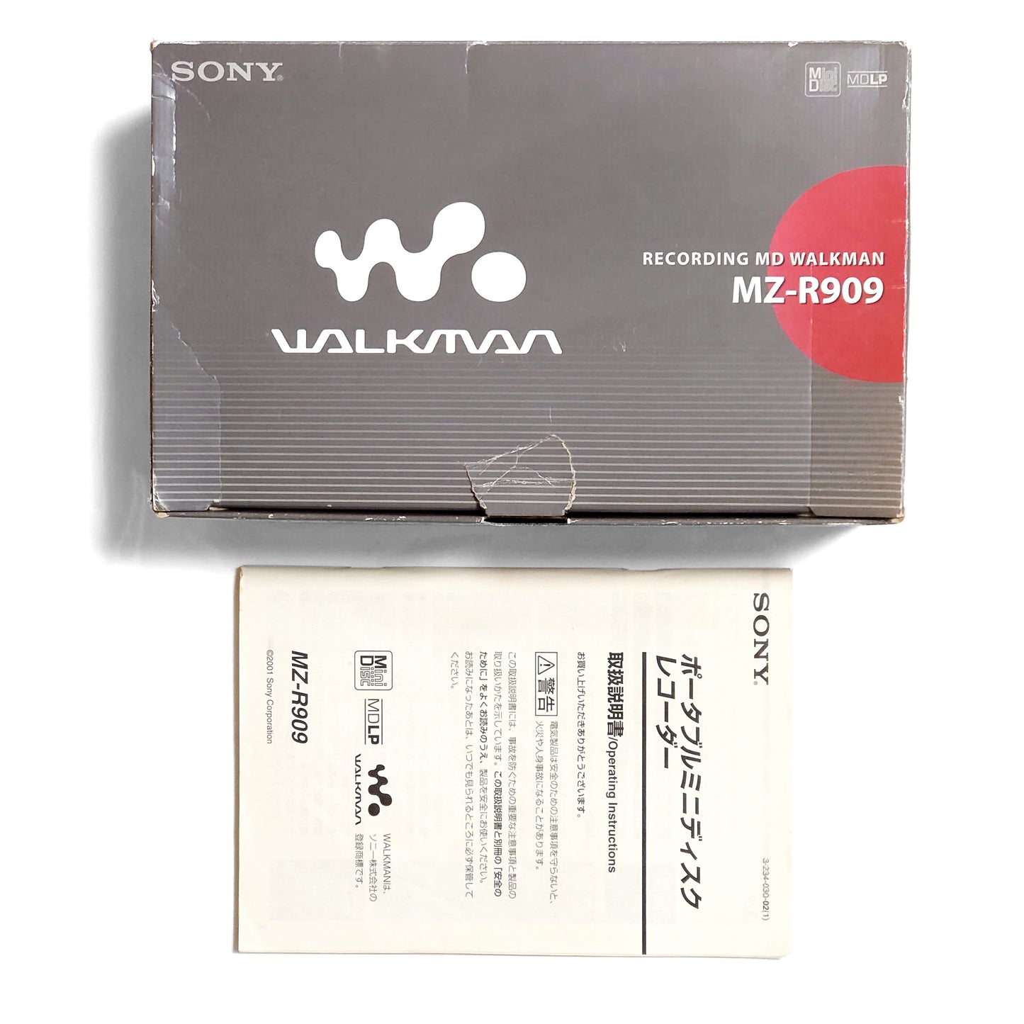 Boxed Sony MZ-R909 MiniDisc Recorder Bundle