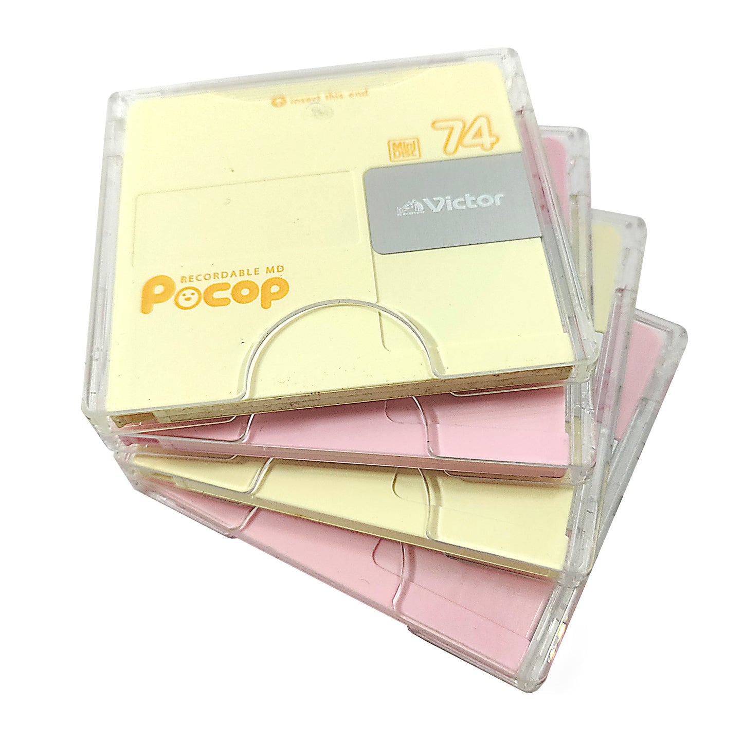 Victor Pocop 74 Minute MiniDisc 4 Pack