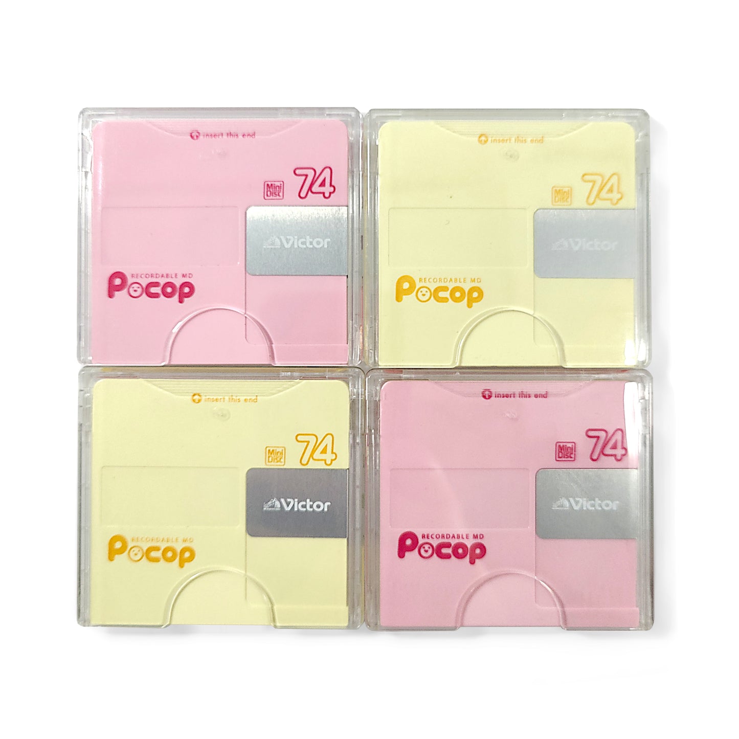 Victor Pocop 74 Minute MiniDisc 4 Pack