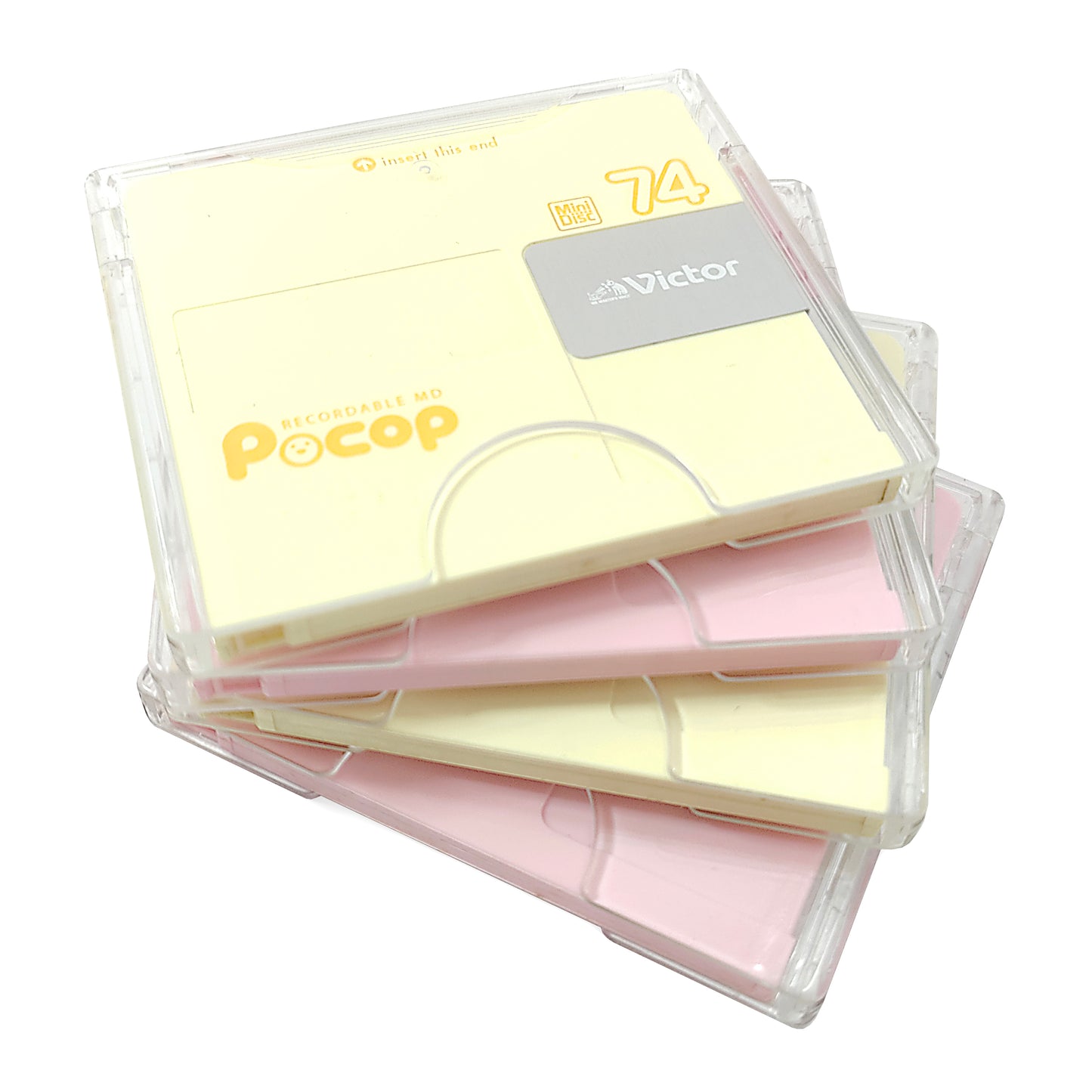 Victor Pocop 74 Minute MiniDisc 4 Pack