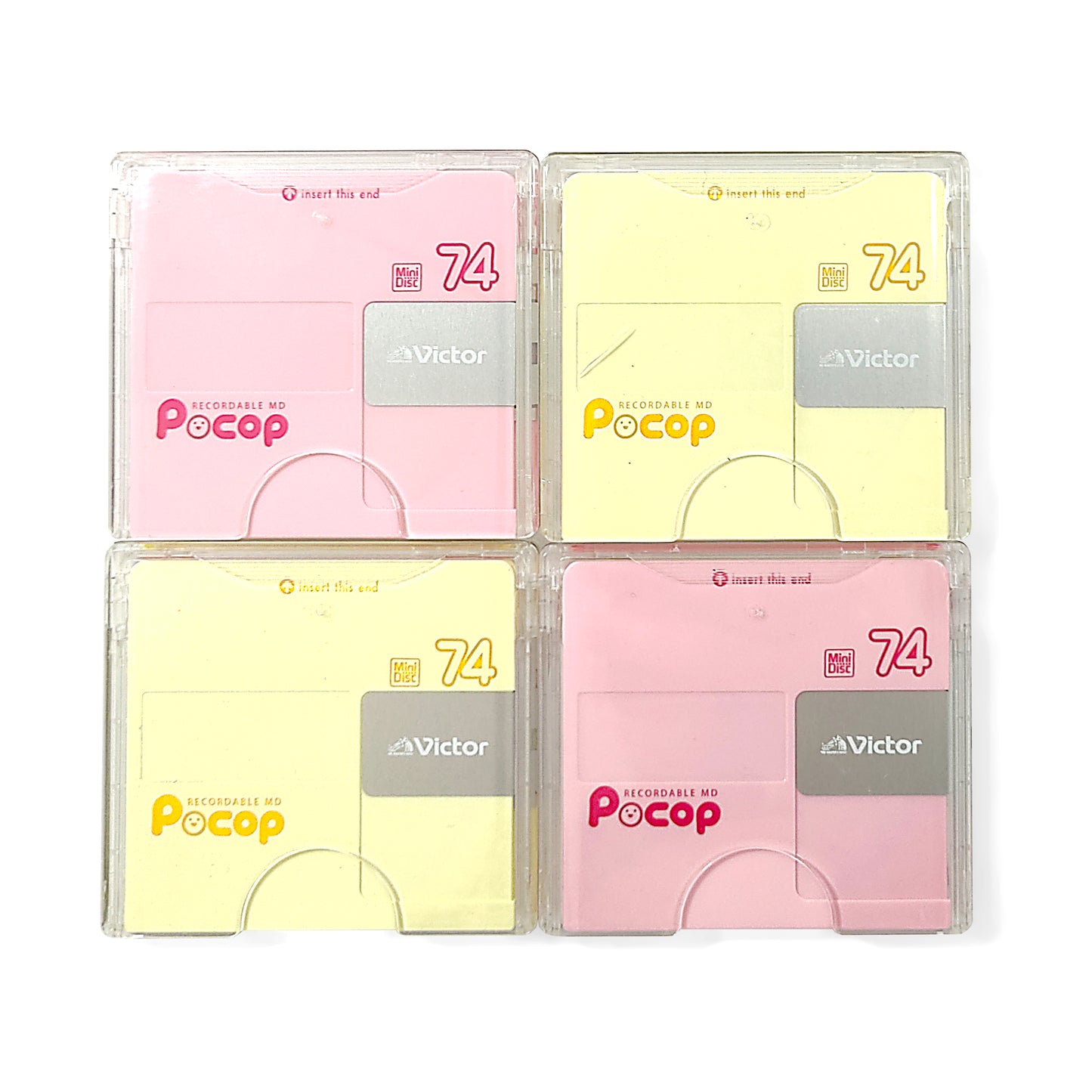Victor Pocop 74 Minute MiniDisc 4 Pack