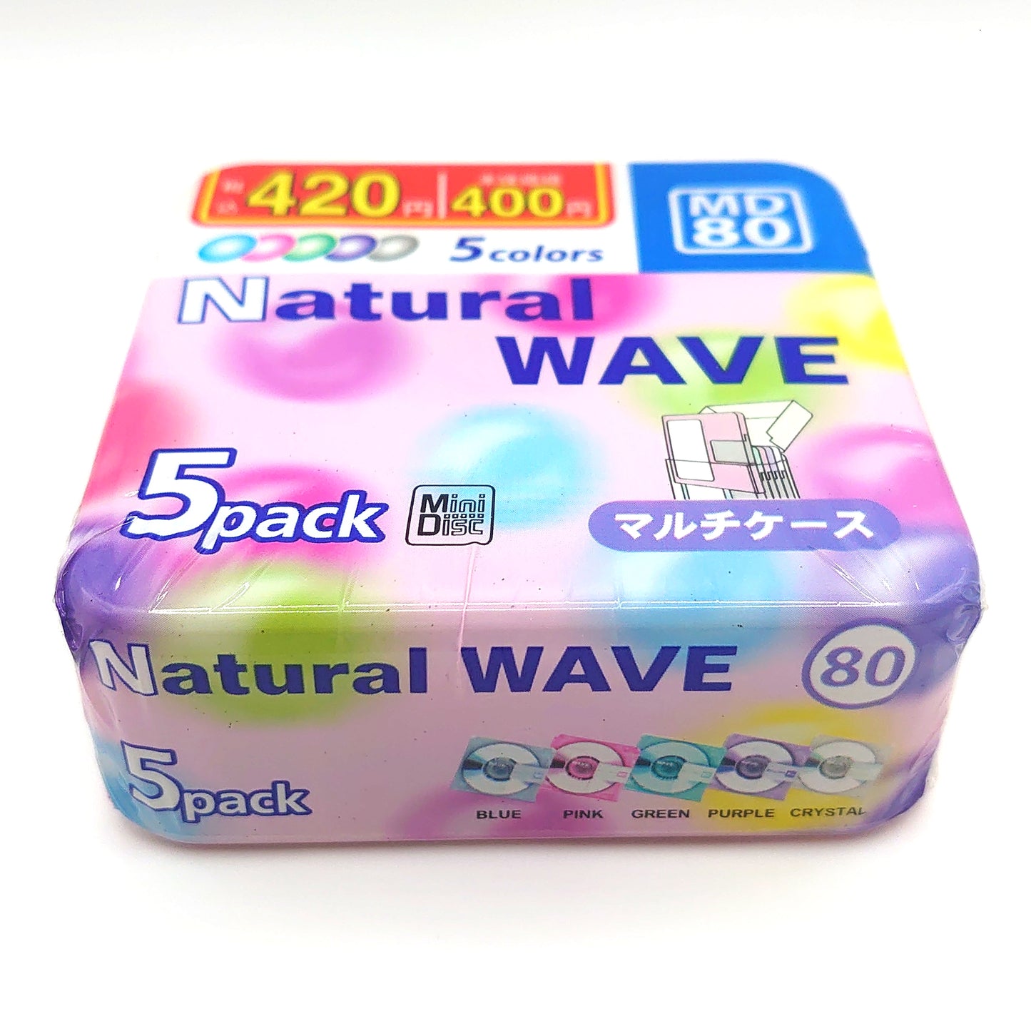 Saehan Natural Wave 80 Minute MiniDisc 5 Pack