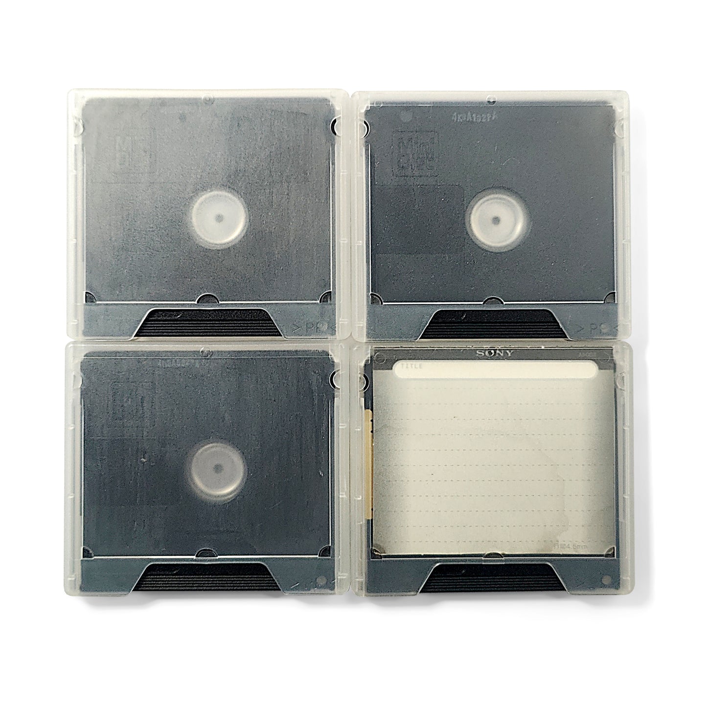 Sony Color Collection & Prism 74 Minute MiniDisc 4 Pack