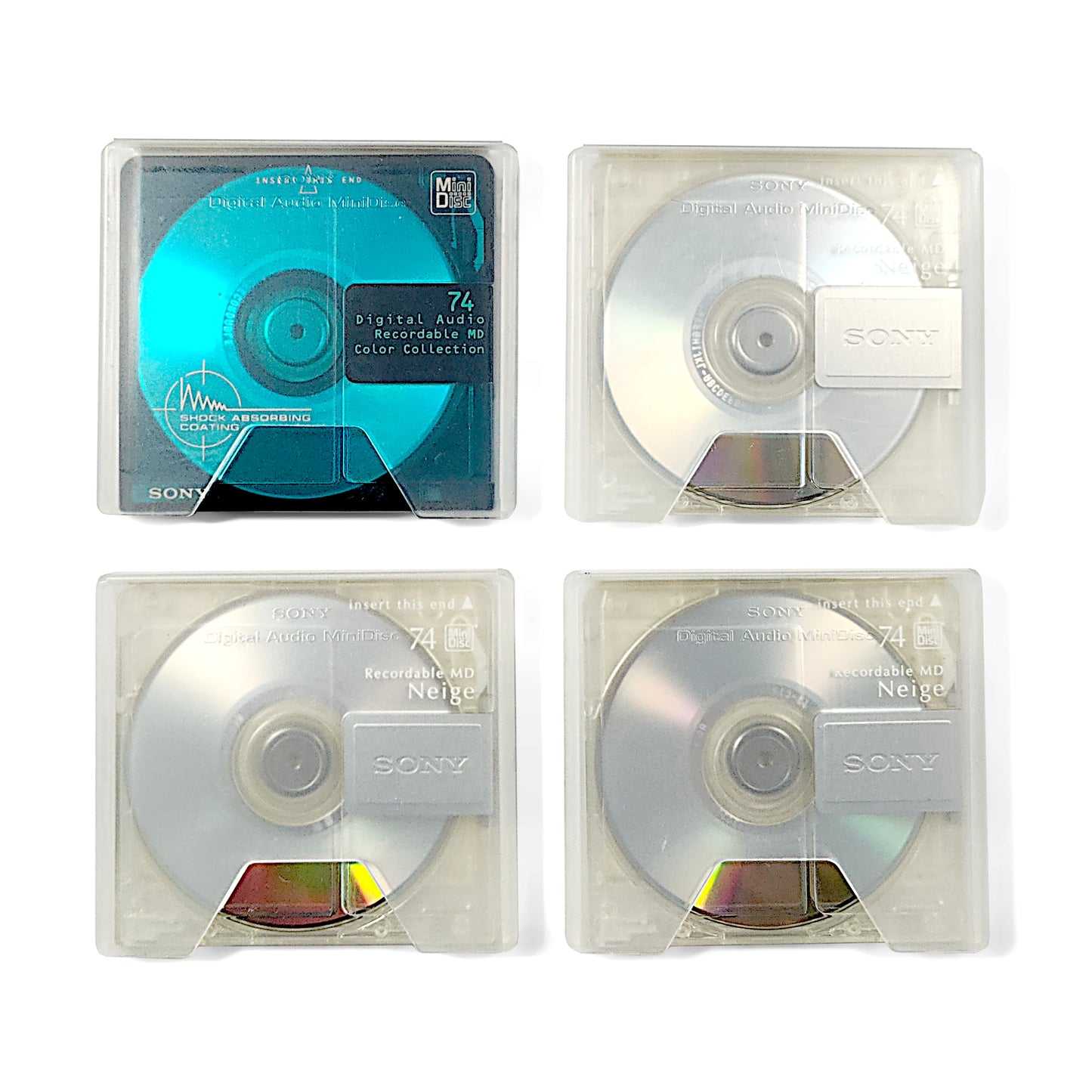 Sony 74 Minute MiniDisc 4 Pack