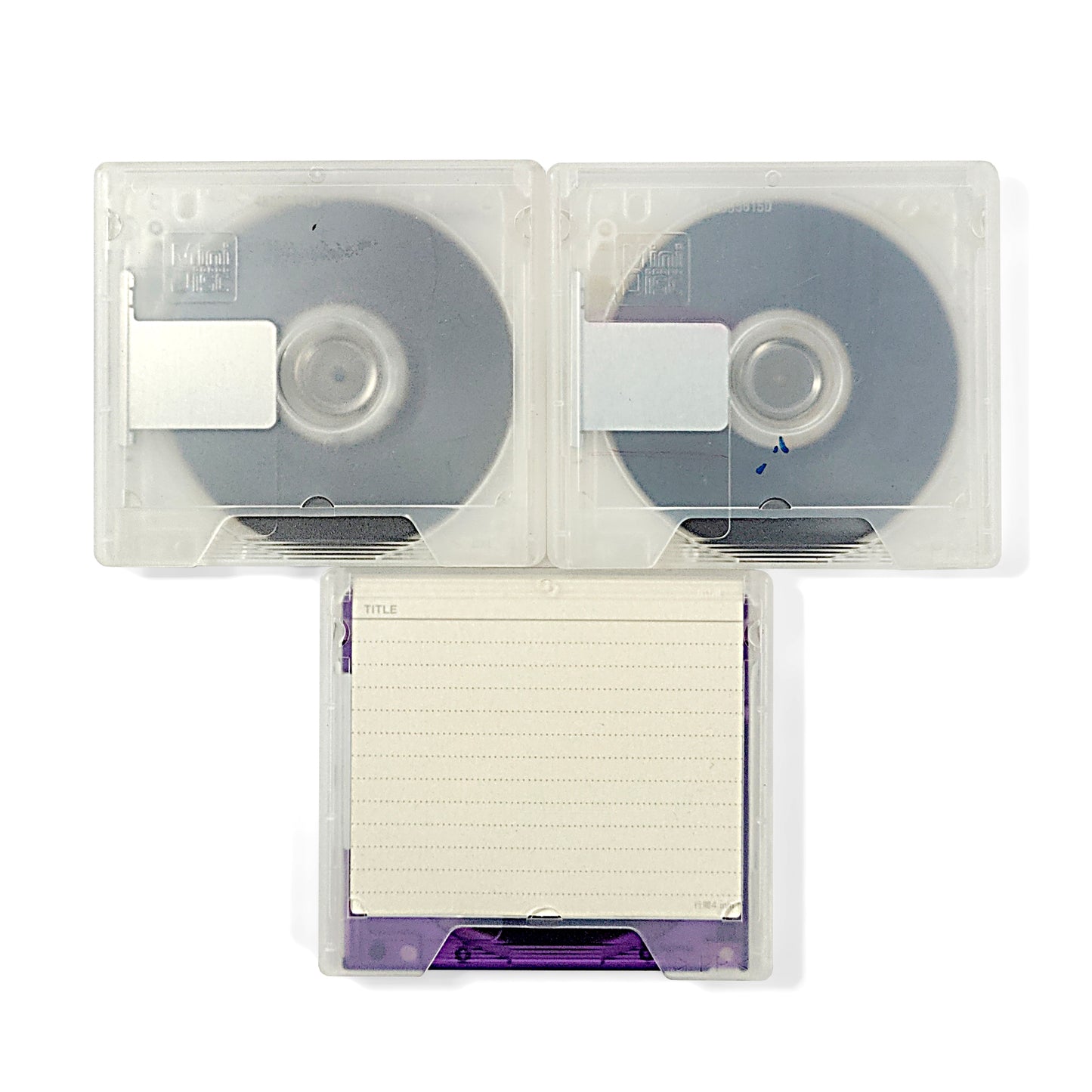 Sony Bianca 80 Minute MiniDisc 3 Pack