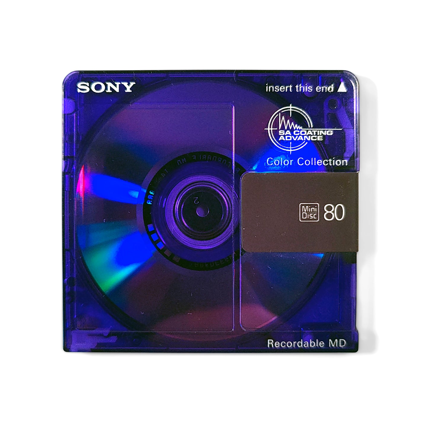 Sony Color Collection SA 80 Minute MiniDisc 2 Pack
