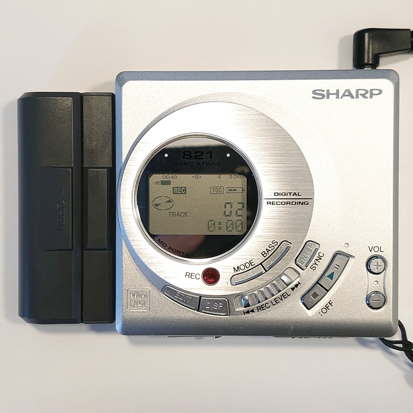 Sharp MD-MT821-S MiniDisc Recorder Bundle