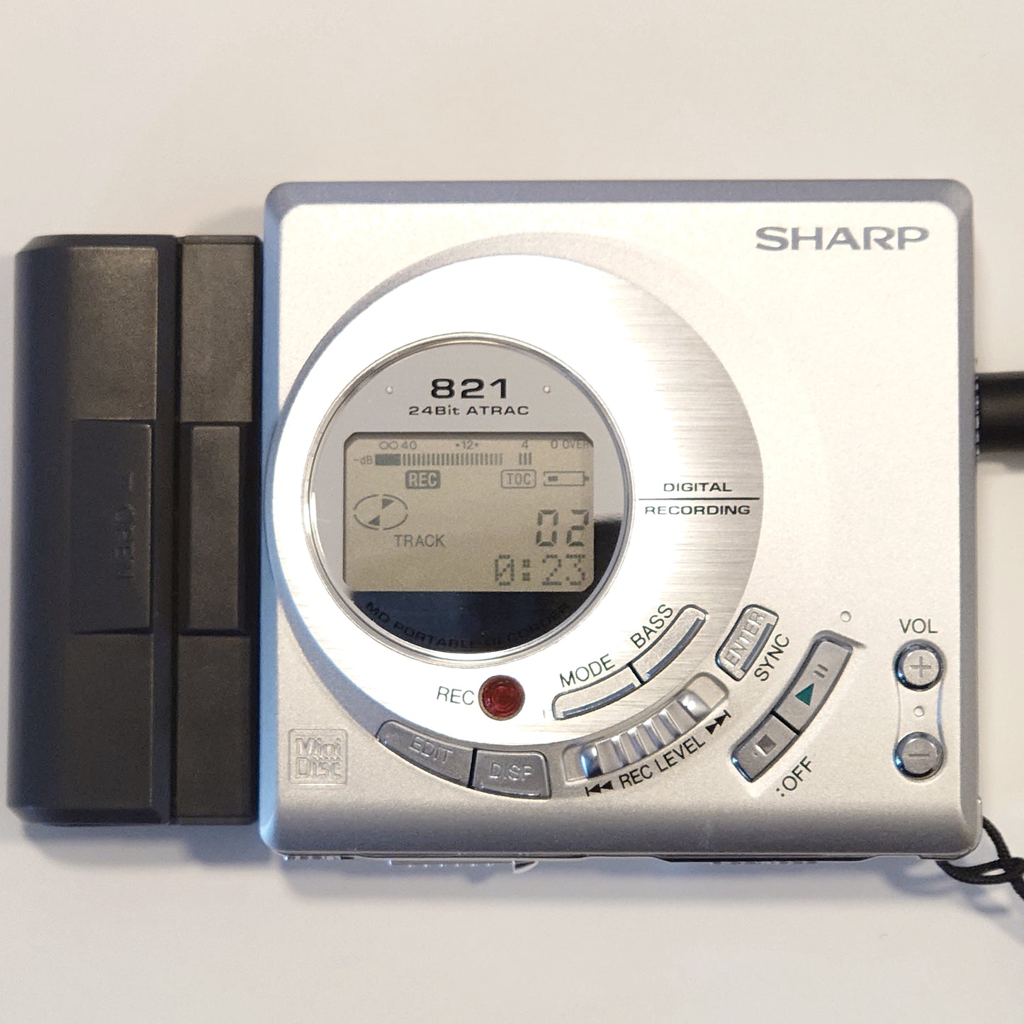 Sharp MD-MT821-S MiniDisc Recorder Bundle