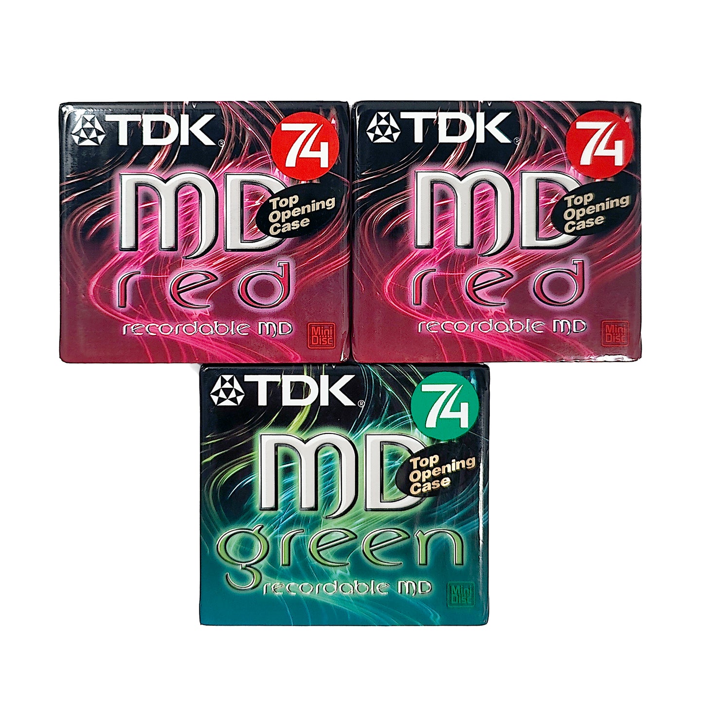 TDK MD 74 Minute MiniDisc 3 Pack