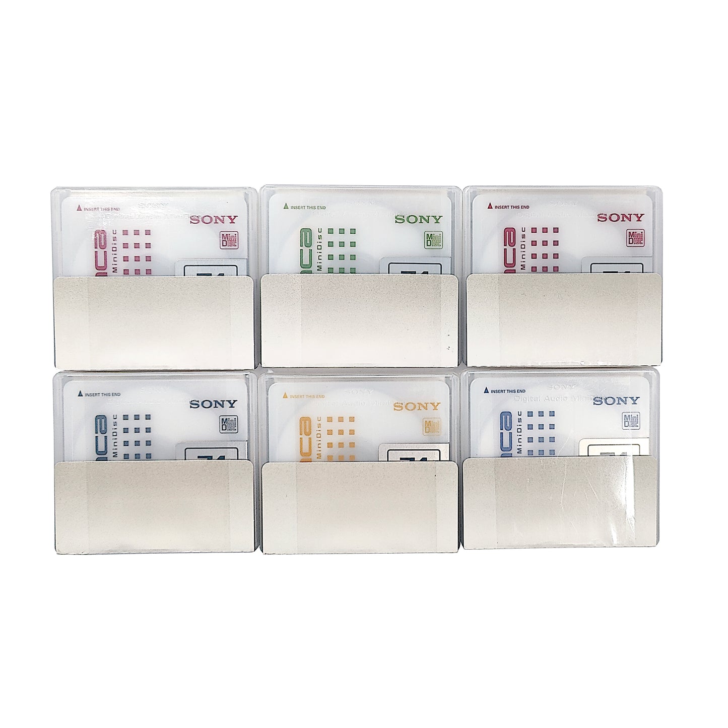 Sony Bianca 1st Edition 74 Minute MiniDisc 6 Pack