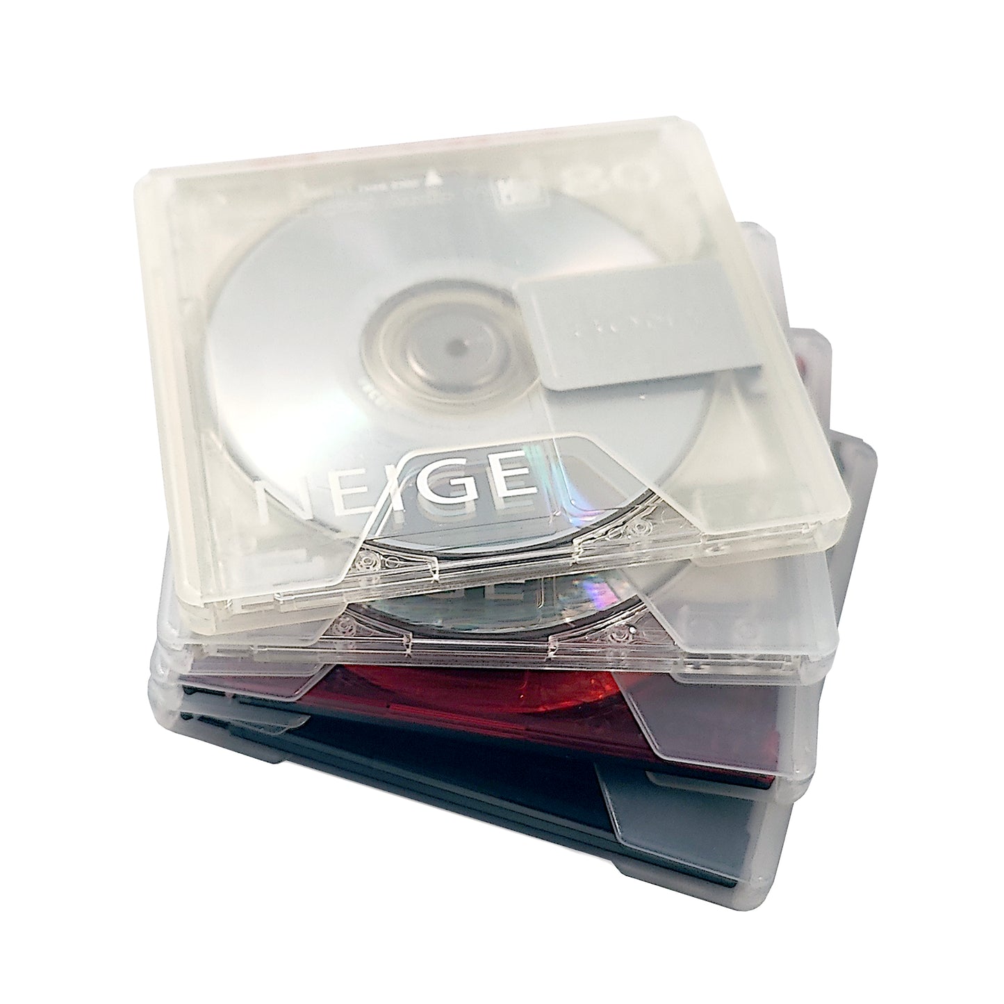 Sony Neige / Color Collection 74 & 80 Minute MiniDisc 4 Pack