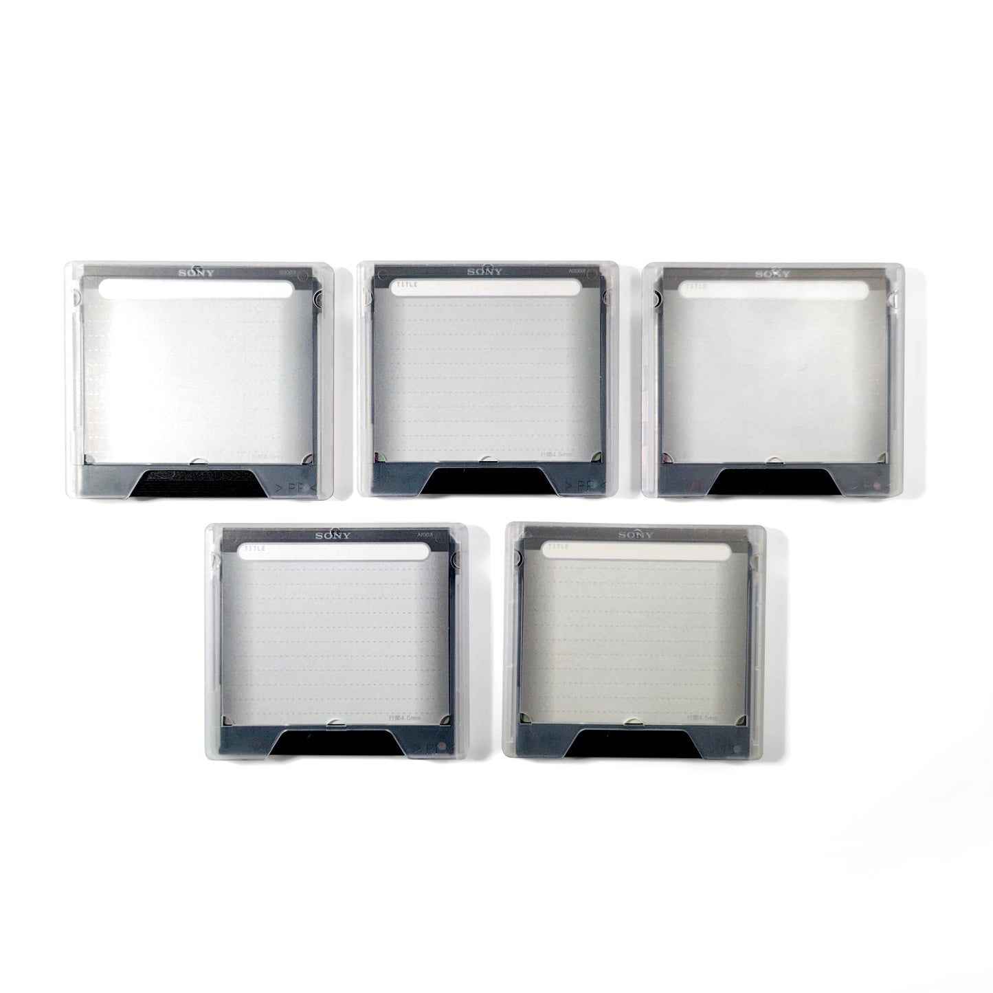 Sony Color Collection 74 Minute MiniDisc 5 Pack + Stickers