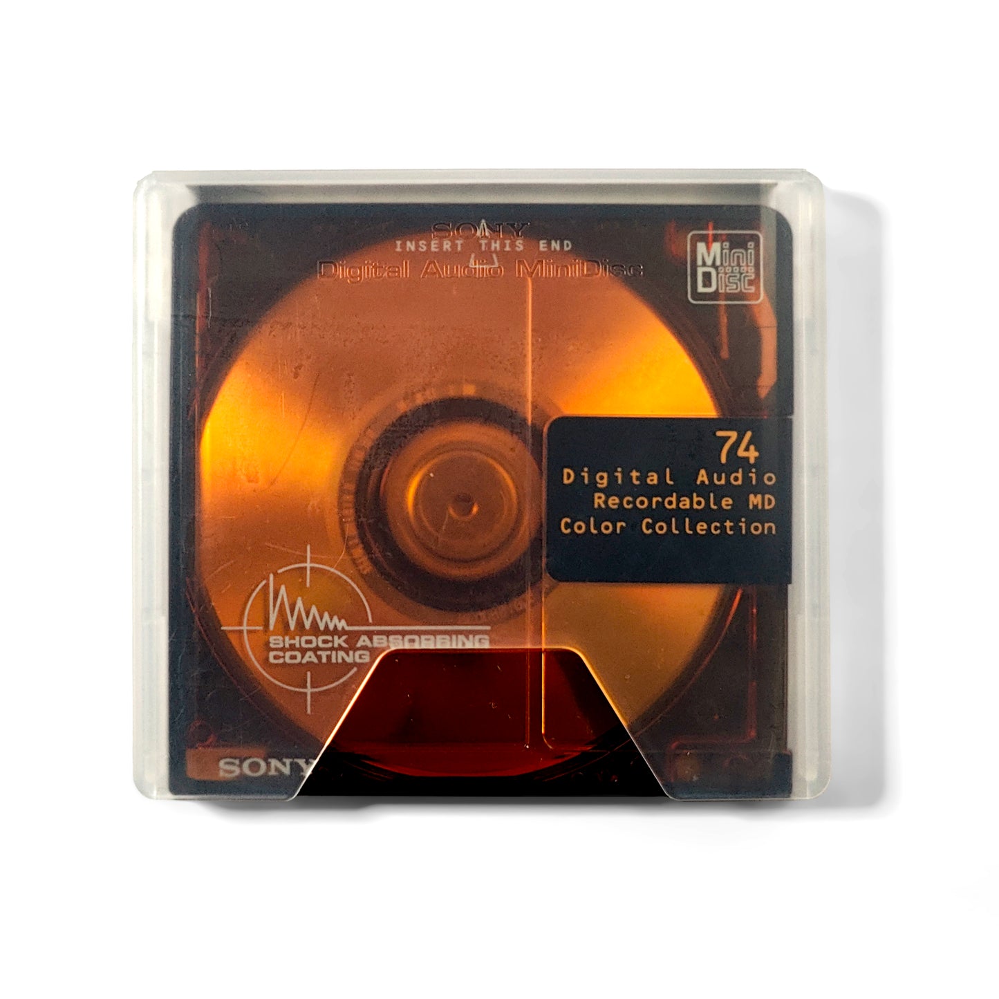 Sony Color Collection 74 Minute MiniDisc 5 Pack + Stickers