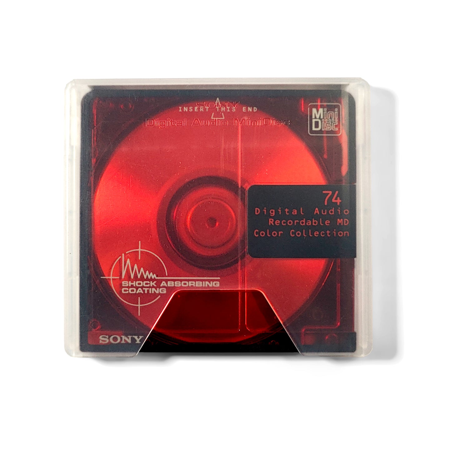 Sony Color Collection 74 Minute MiniDisc 5 Pack + Stickers