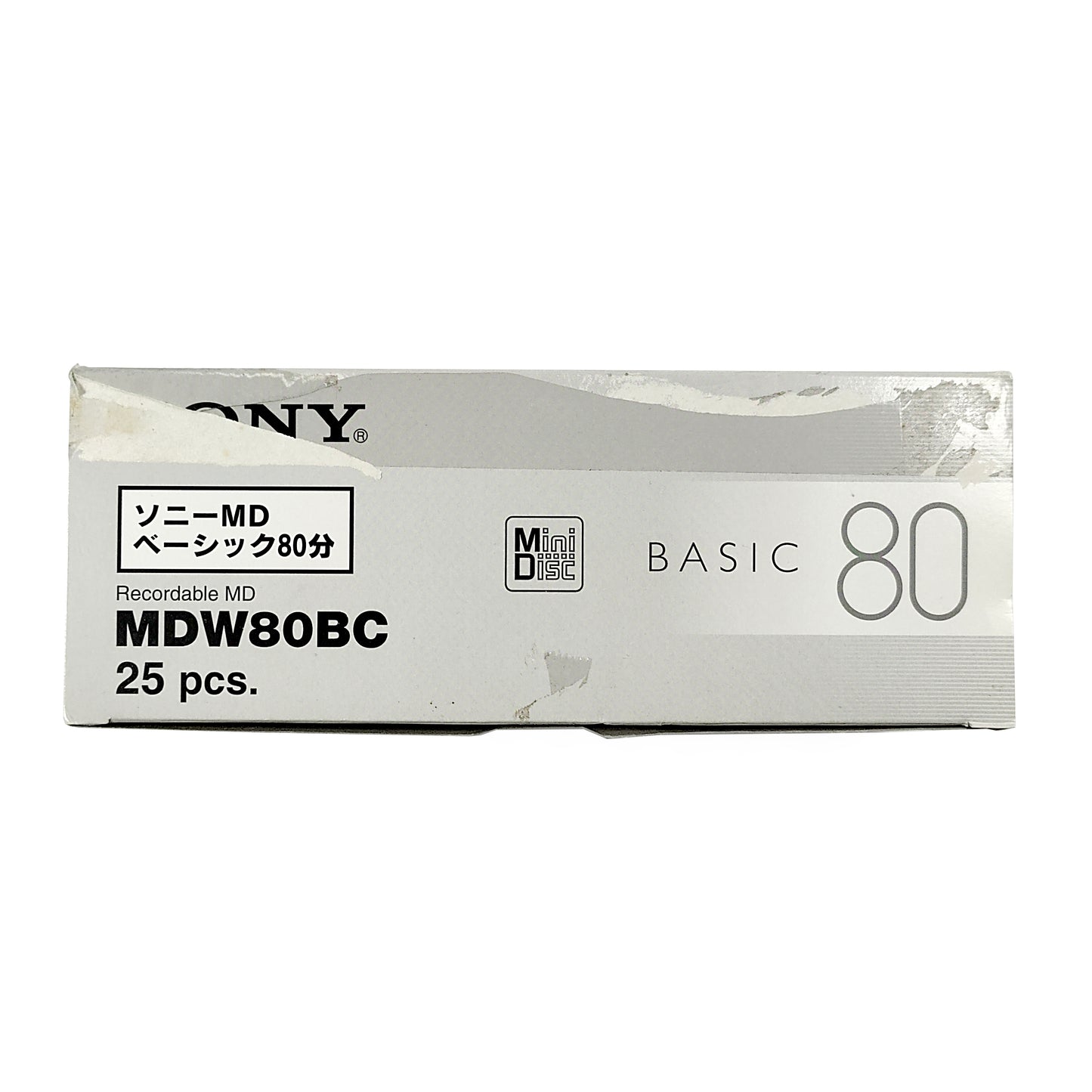 Sony Basic 80 Minute MiniDisc 25 Pack