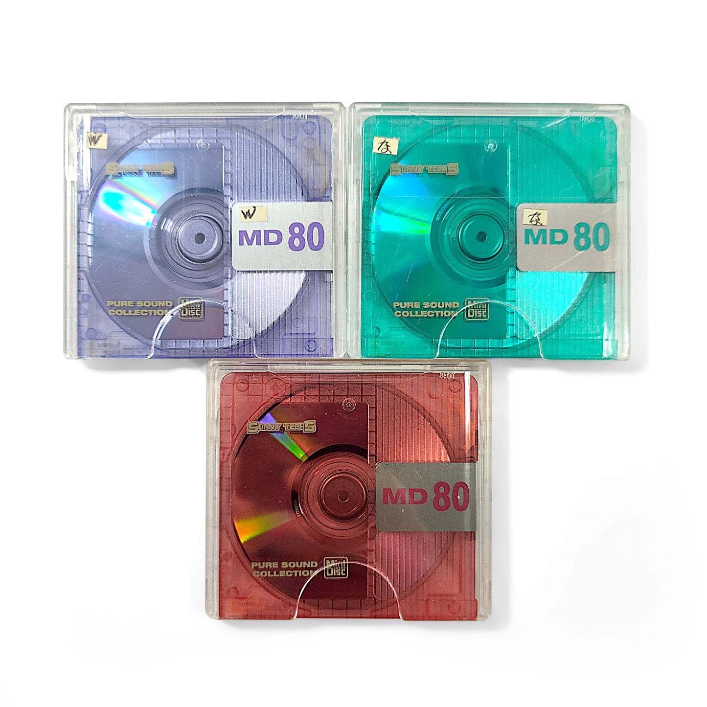 Sunny Techs 80 Minute MiniDisc 3 Pack