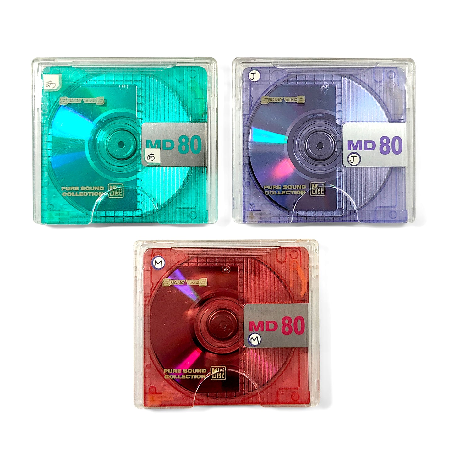 Sunny Techs 80 Minute MiniDisc 3 Pack