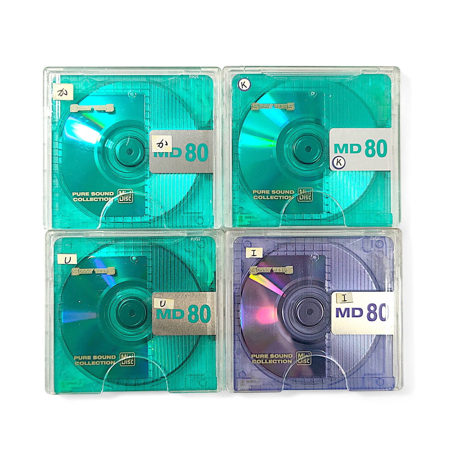 Sunny Techs 80 Minute MiniDisc 4 Pack