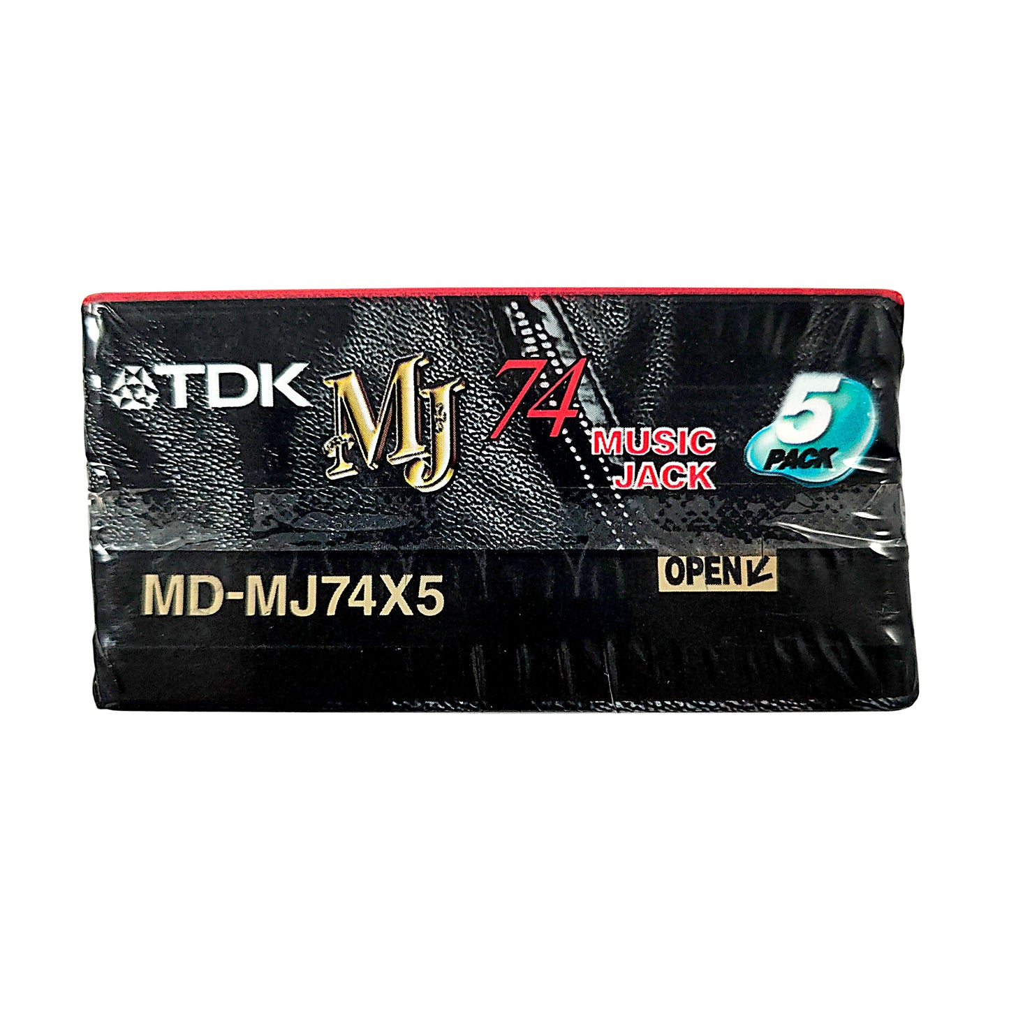 TDK Music Jack 74 Minute MiniDisc 5 Pack