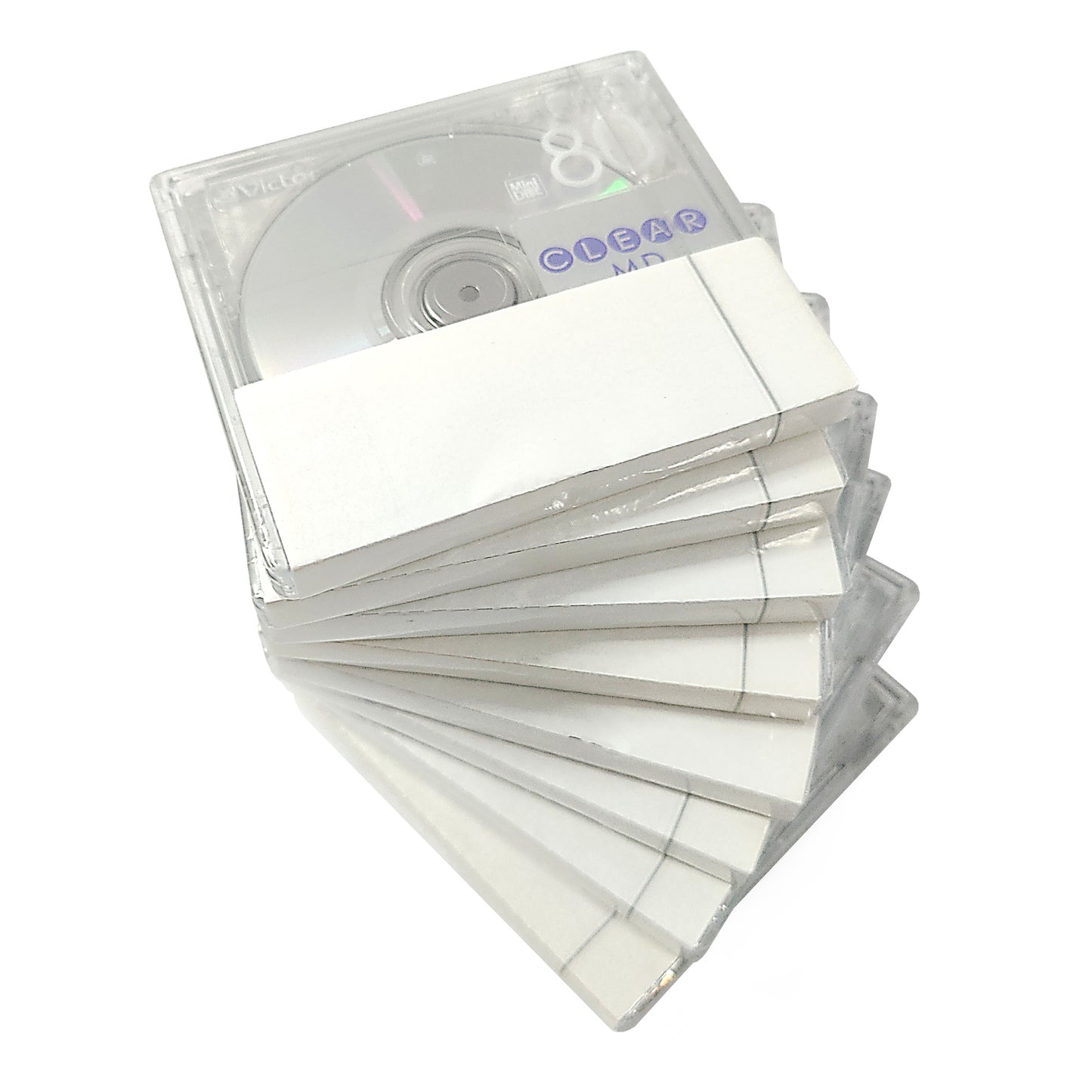 Victor Clear 80 Minute MiniDisc 8 Pack