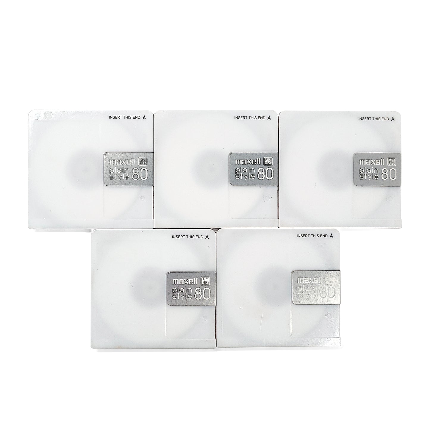 Maxell Plain Style 80 Minute MiniDisc 5 Pack