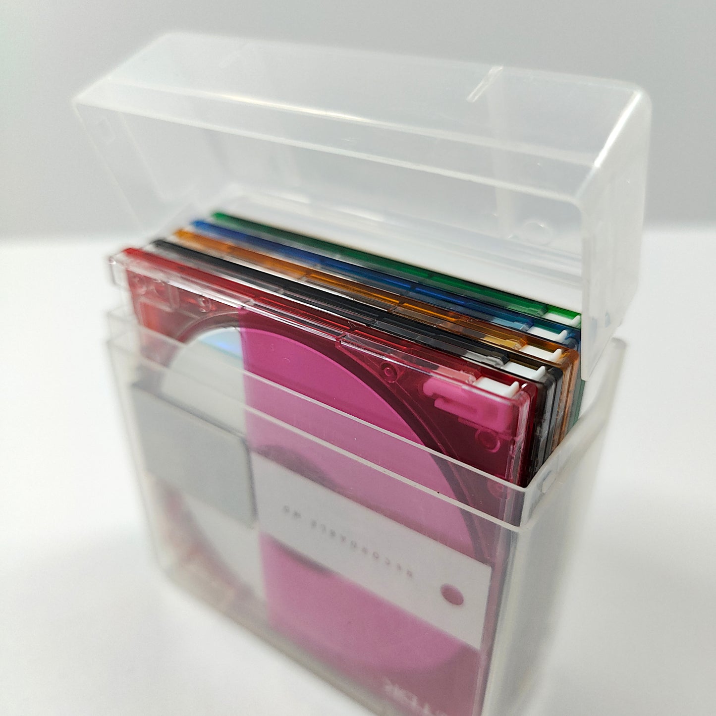 TDK Fine 74 Minute MiniDisc 5 Pack + Case & Stickers
