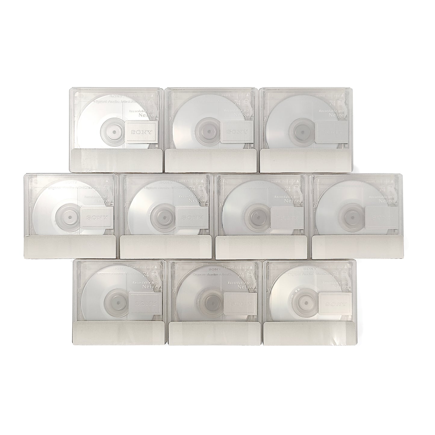 Sony Neige 74 Minute MiniDisc 10 Pack
