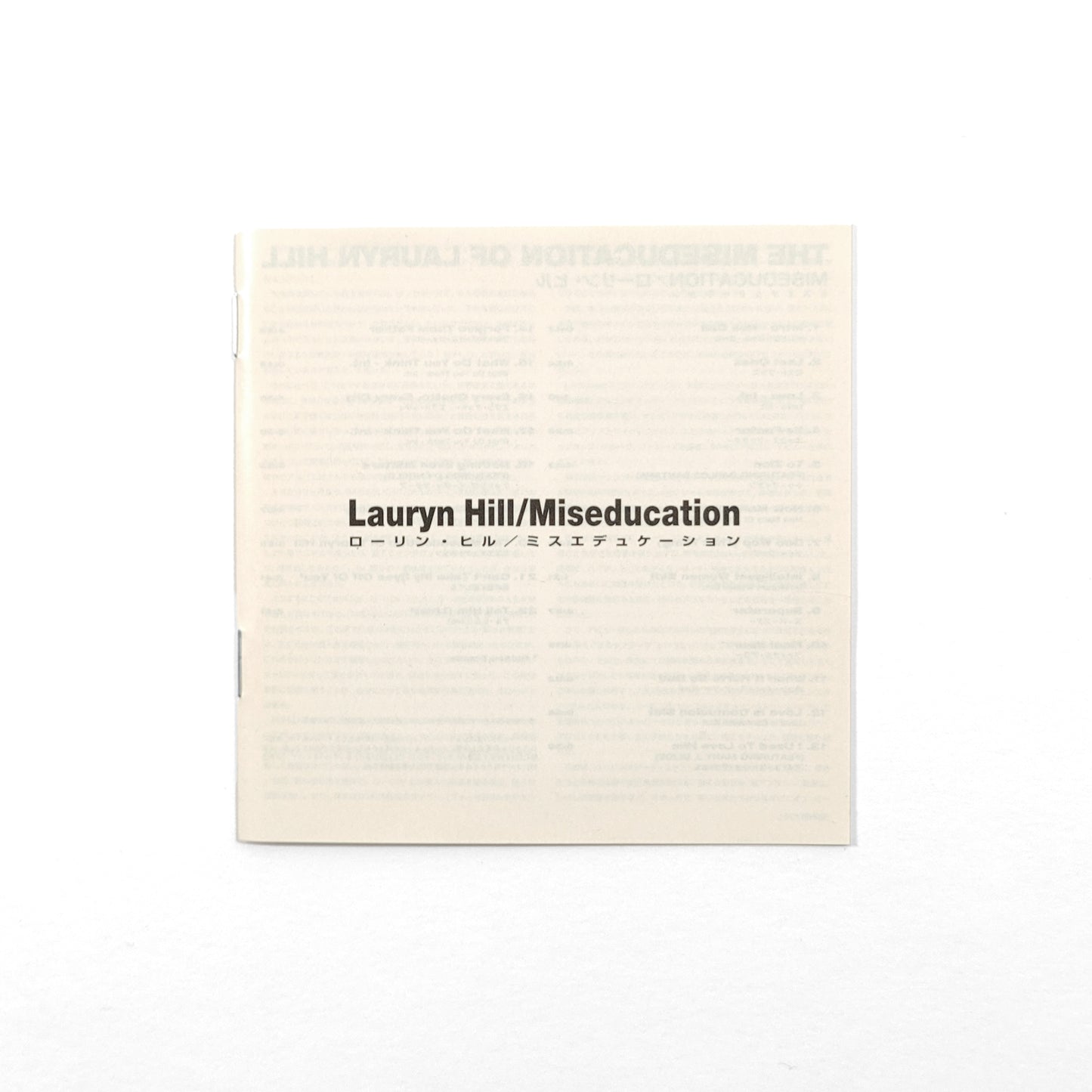Lauryn Hill - The Miseducation of Lauryn Hill MiniDisc Album