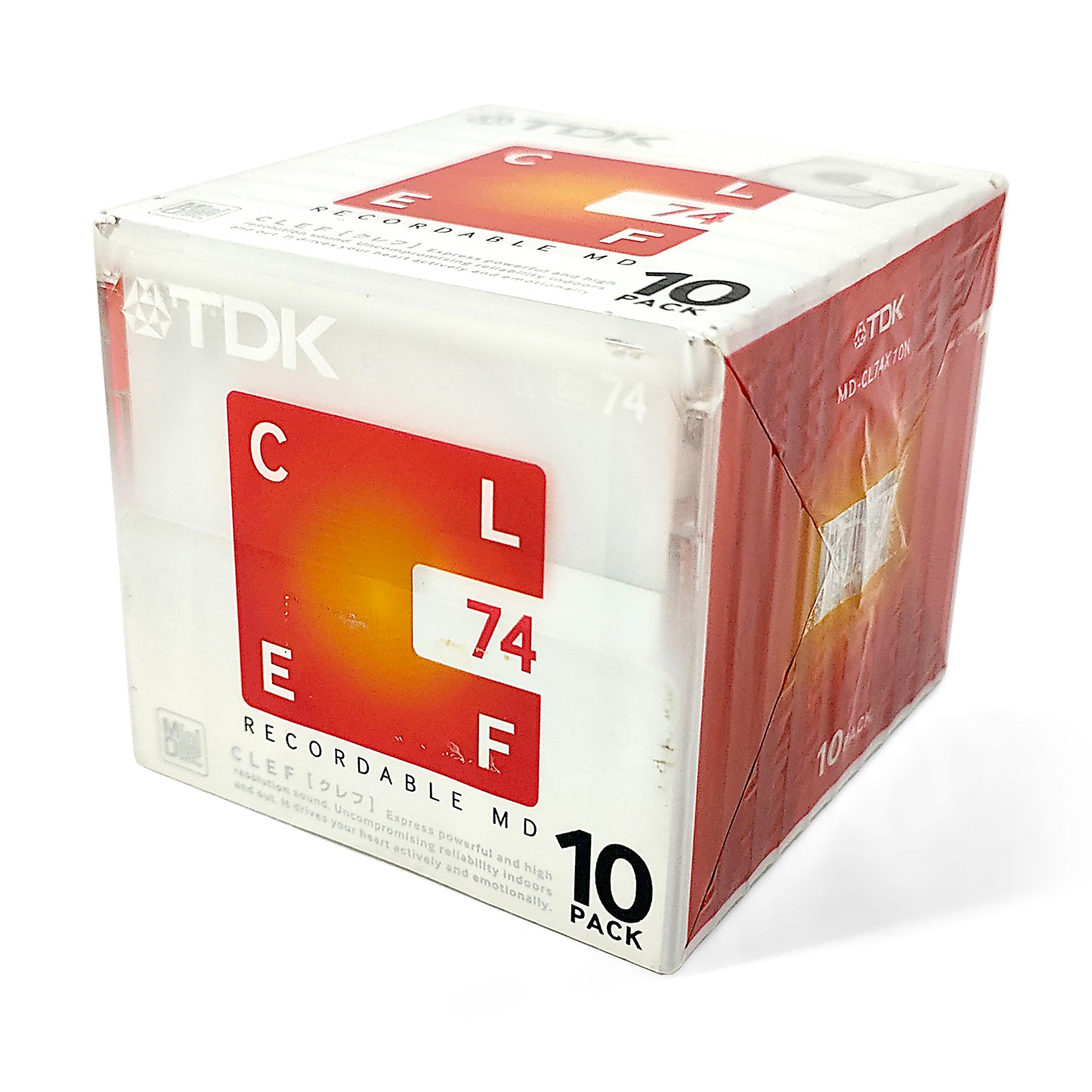 TDK CLEF 74 Minute MiniDisc 10 Pack