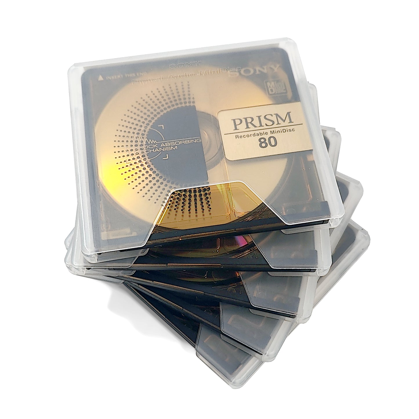 Sony Prism 80 Minute MiniDisc 5 Pack