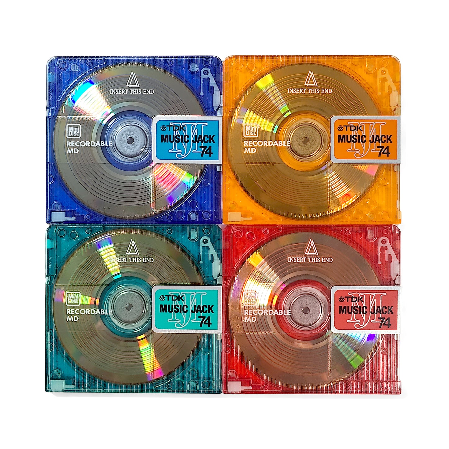 TDK Music Jack 74 Minute MiniDisc 4 Pack