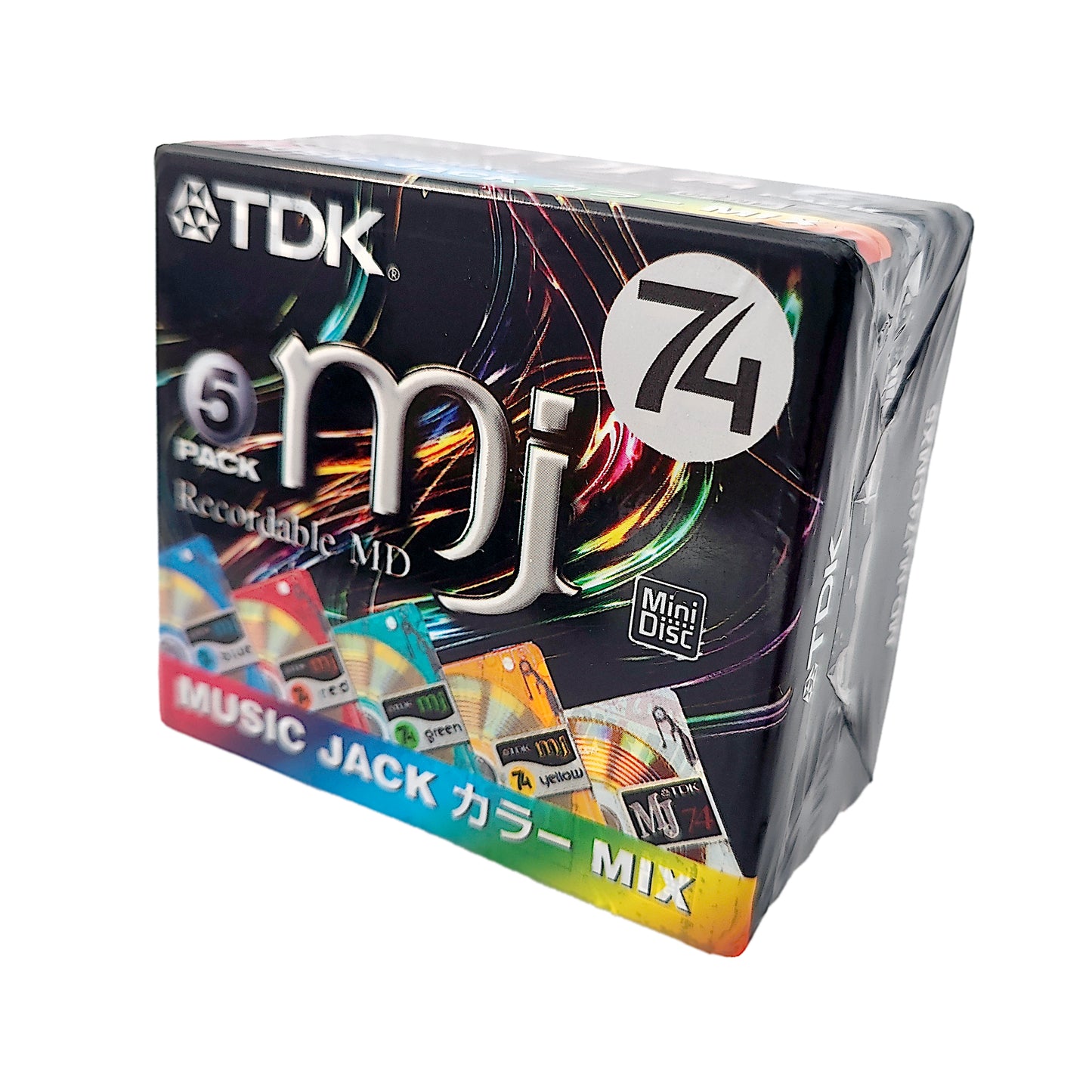 TDK Music Jack 74 Minute MiniDisc 5 Pack
