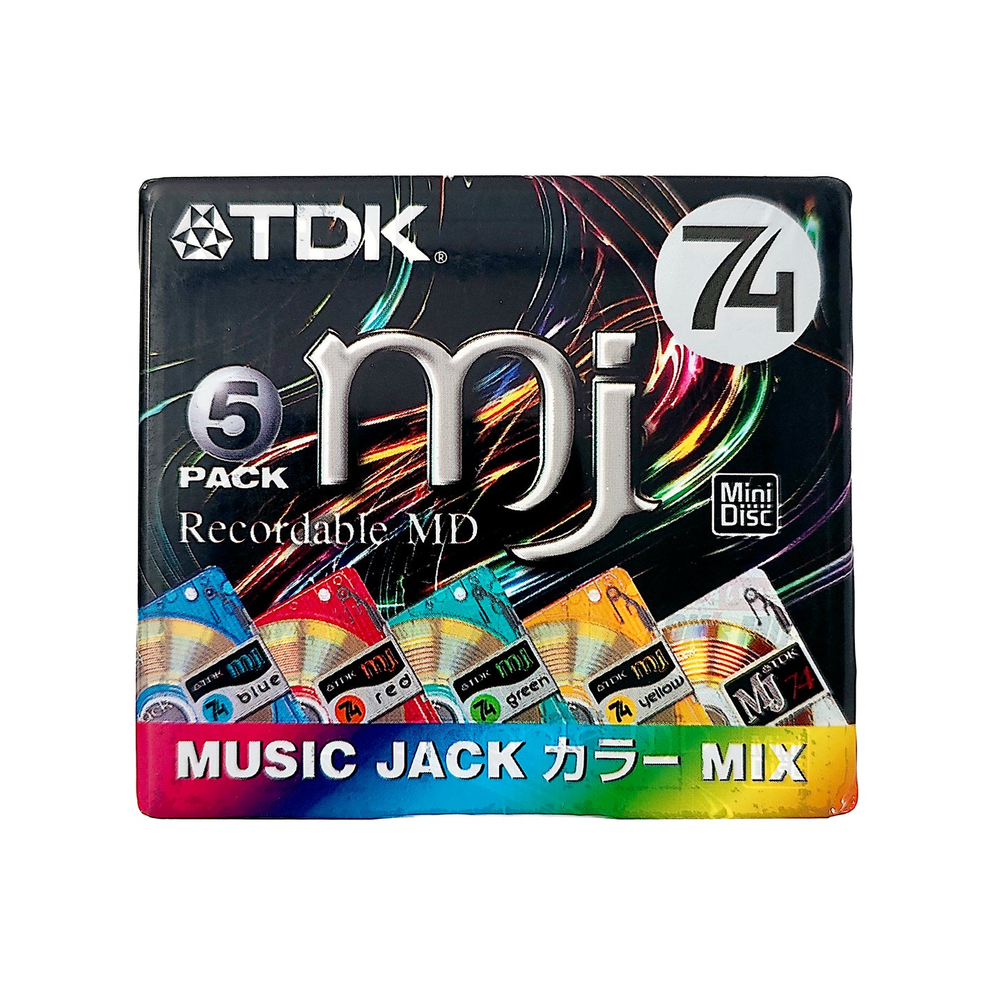 TDK Music Jack 74 Minute MiniDisc 5 Pack
