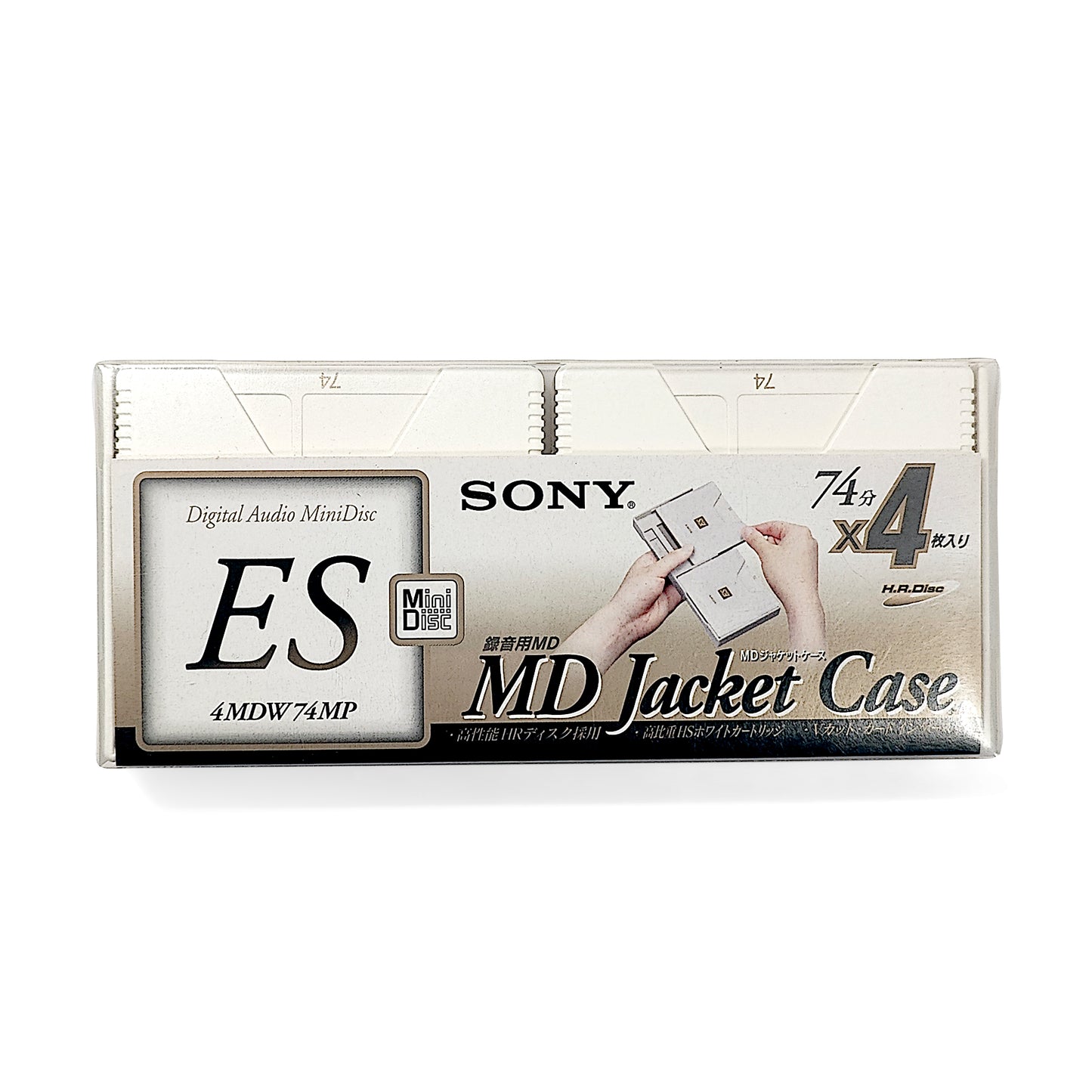 Sony ES Jacket Case 74 Minute MiniDisc 4 Pack