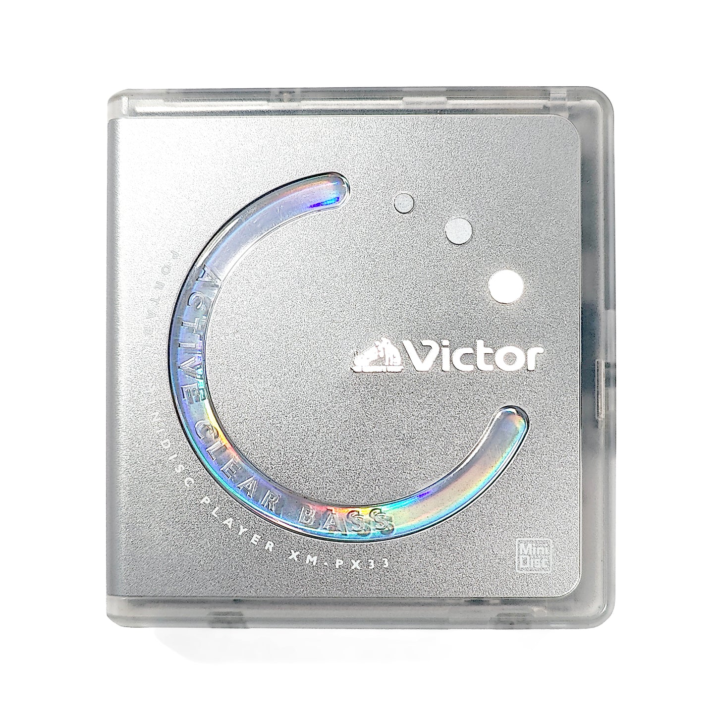 Victor JVC XM-PX33-W MiniDisc Player Bundle