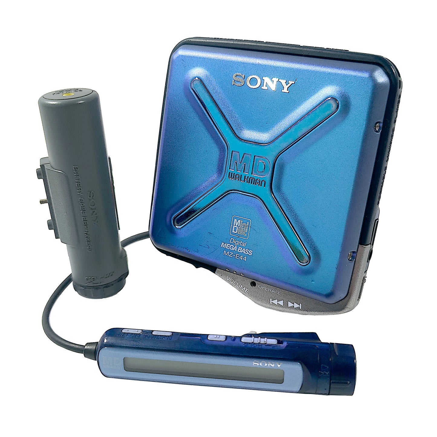Sony MZ-E44 MiniDisc Player Bundle