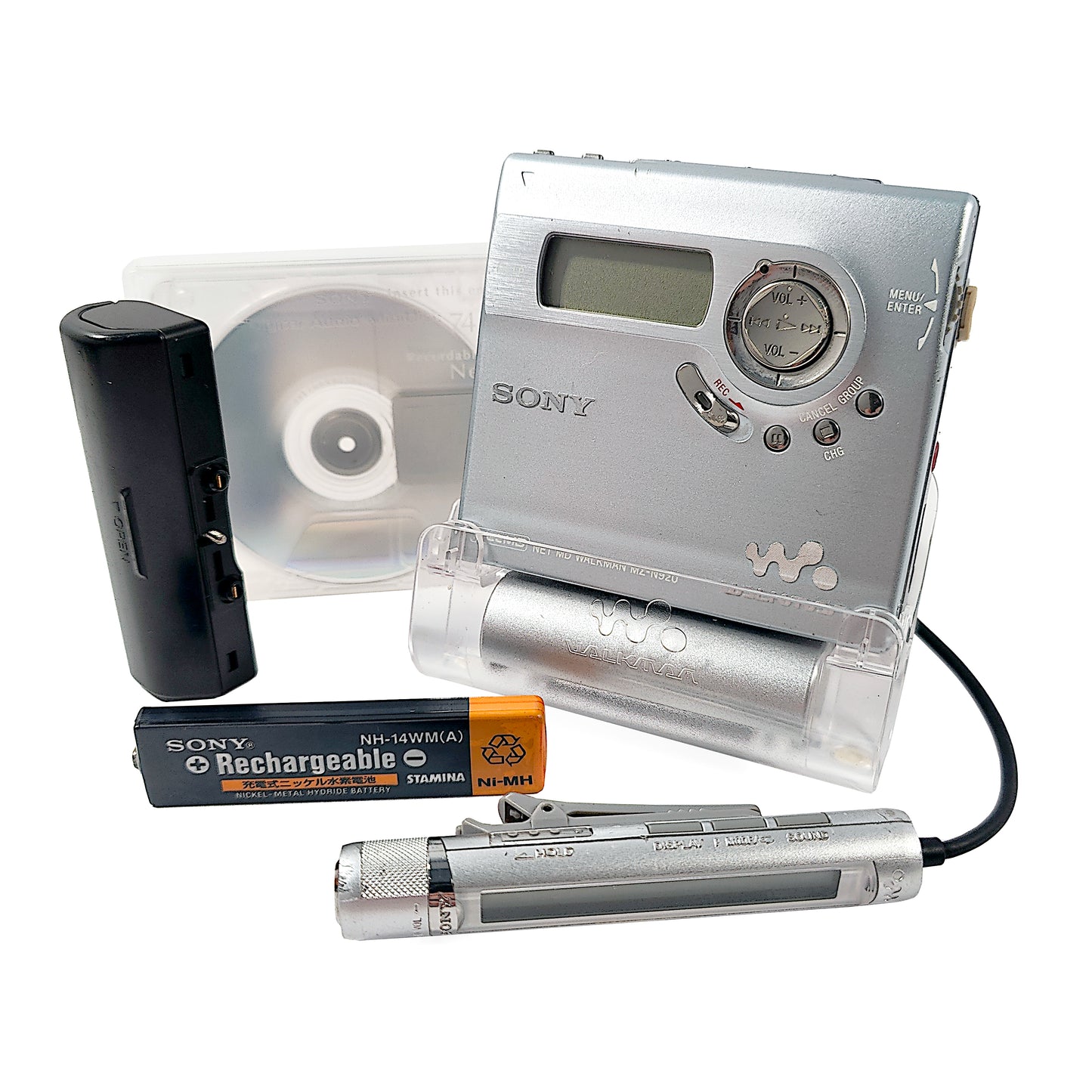 Sony MZ-N920 MiniDisc Recorder Bundle
