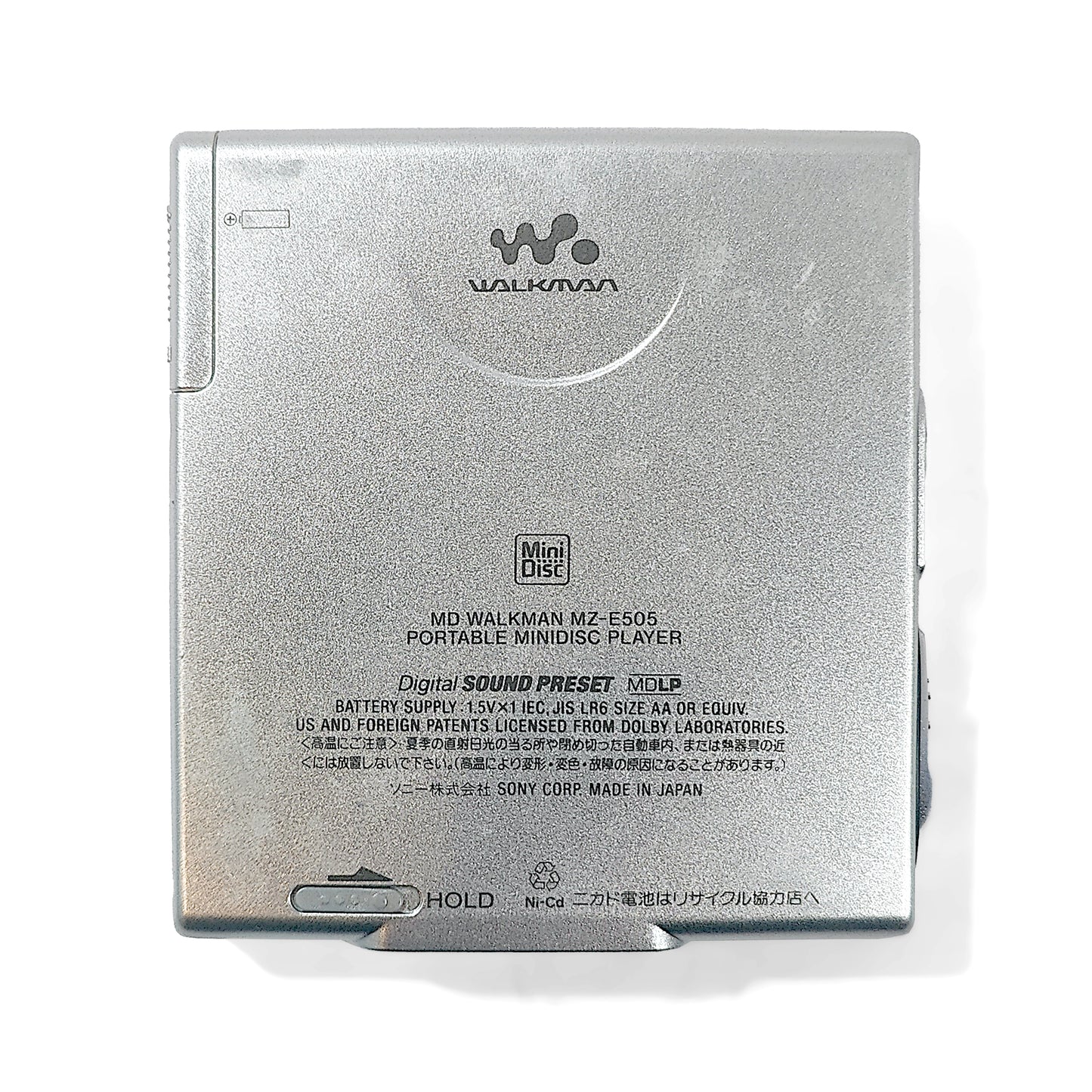 Sony MZ-E505/S MiniDisc Player Bundle