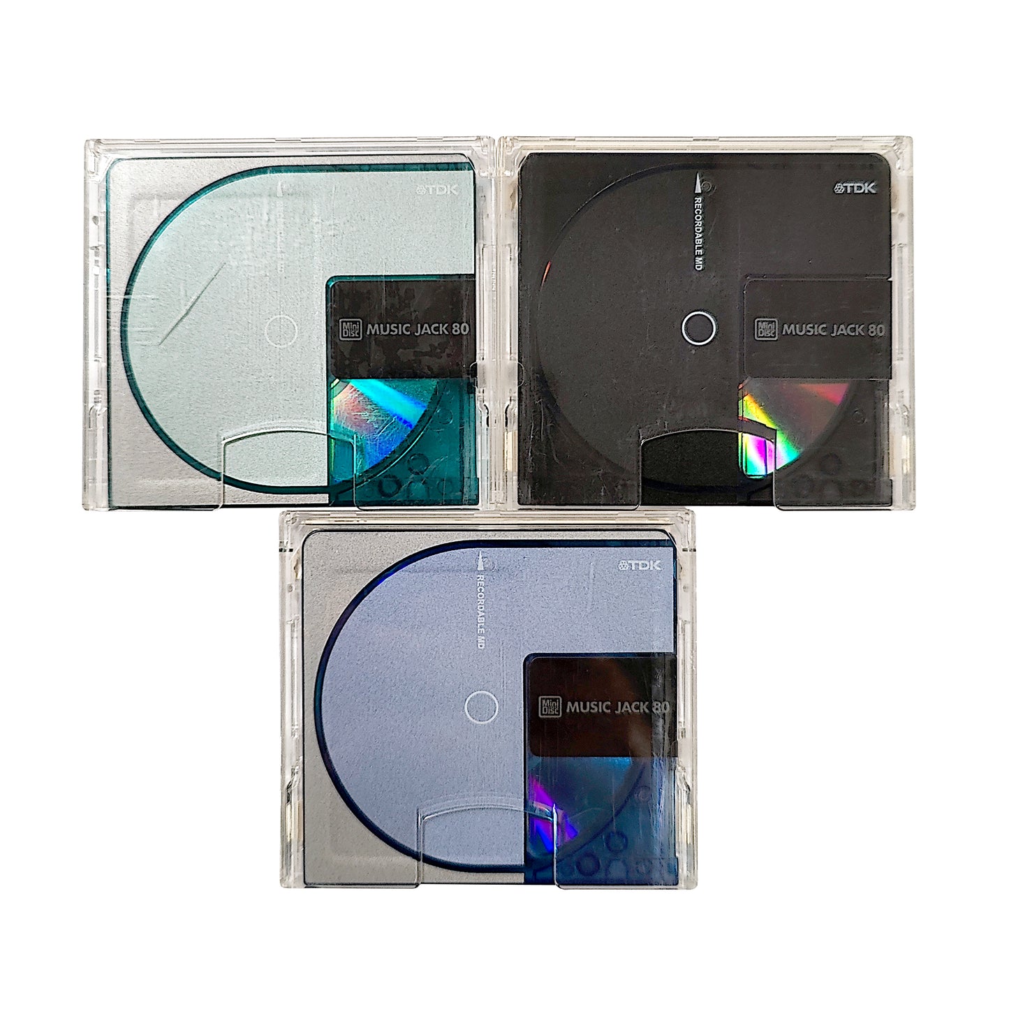 TDK Music Jack Turbo 80 Minute MiniDisc 3 Pack