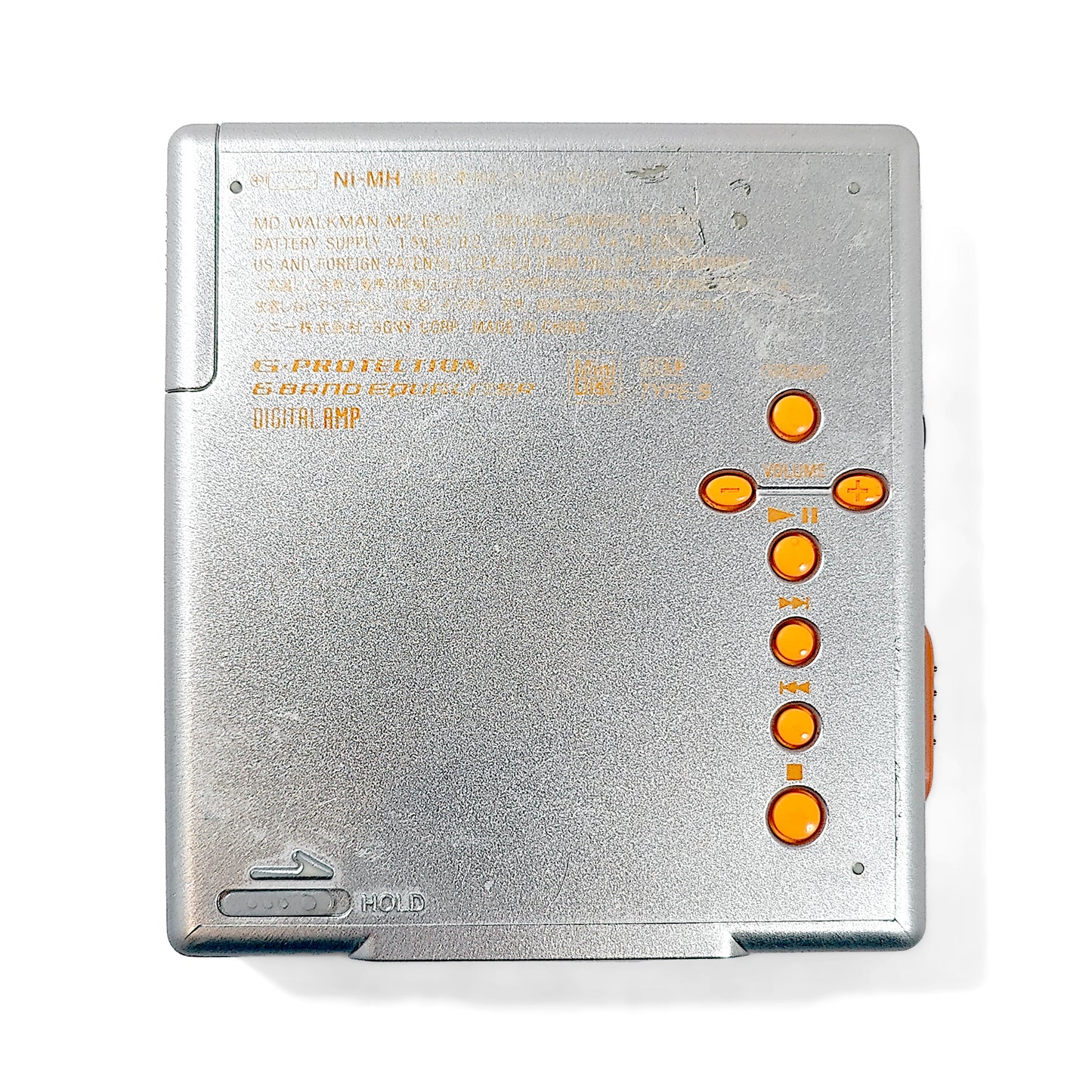 Sony MZ-E520/D MiniDisc Player Bundle
