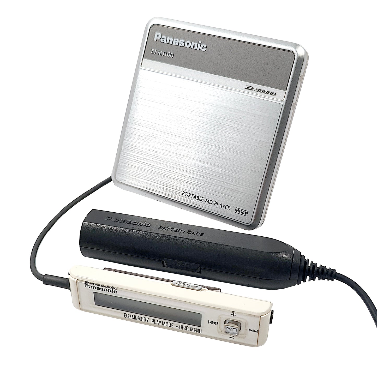 Panasonic SJ-MJ100 MiniDisc Player Bundle