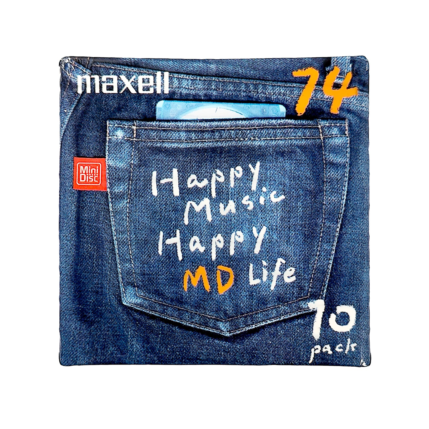 Maxell Happy Music Happy MD Life 74 Minute 10 Pack