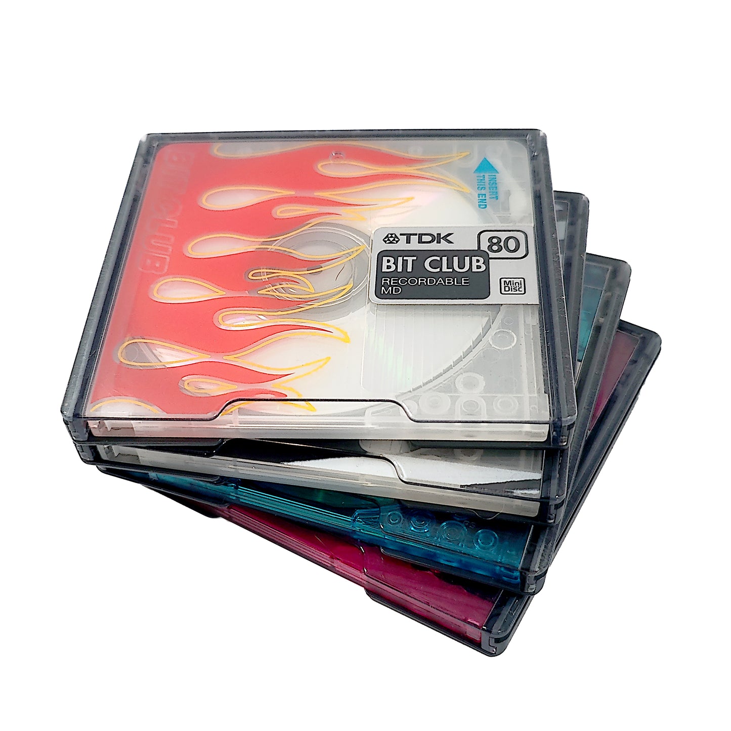 TDK Bit Club 80 Minute MiniDisc 4 Pack