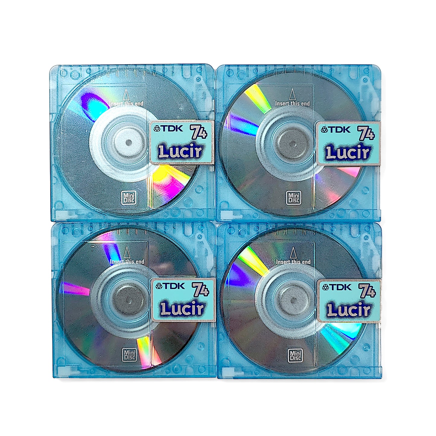 27x TDK MiniDiscs & Storage Box