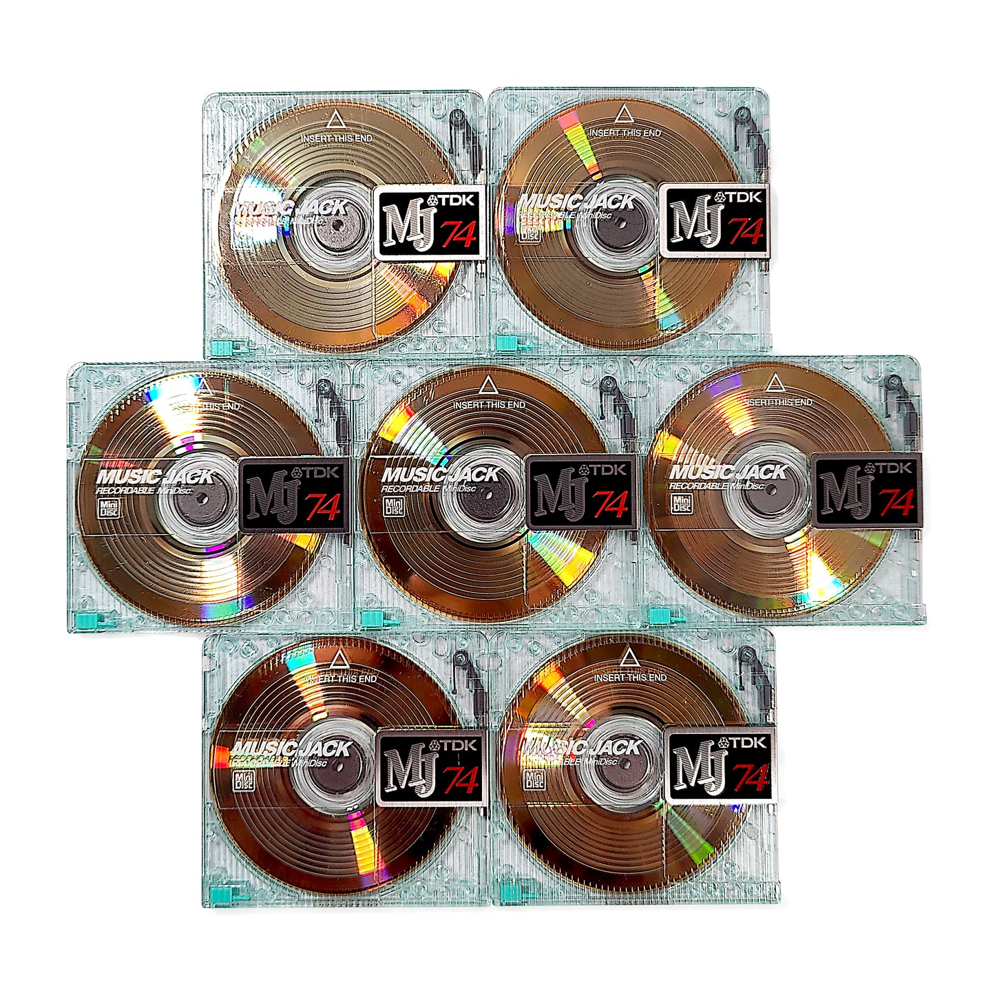 27x TDK MiniDiscs & Storage Box